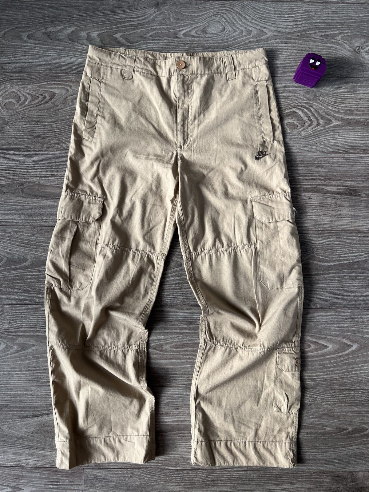 Nike Embroidered Logo Cargo Multipocket Opium Regular Pants