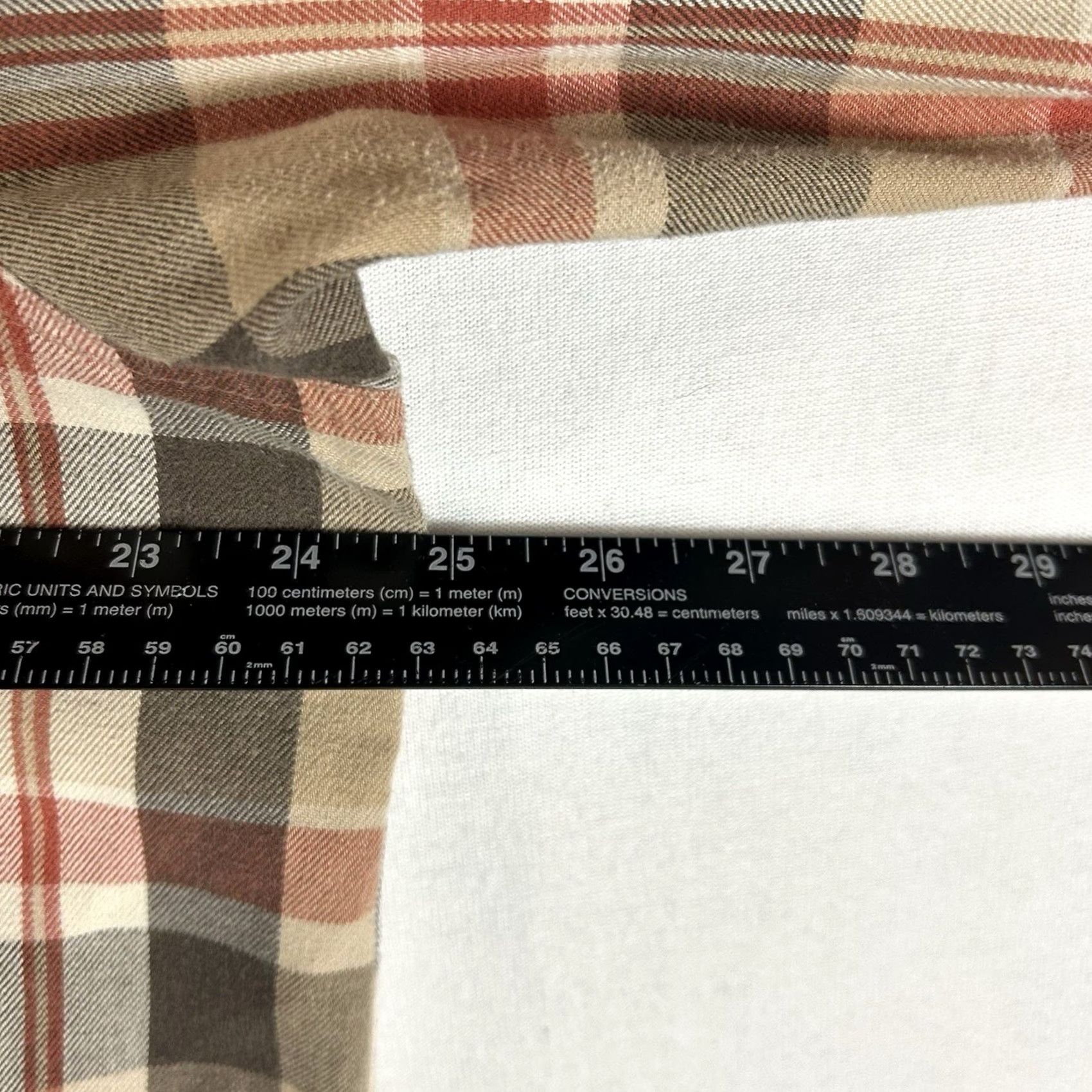 Wrangler Wrangler Button-Up Shirt Mens L Brown Plaid Elbow Patches Long Sleeve Size US L / EU 52-54 / 3 - 7 Thumbnail