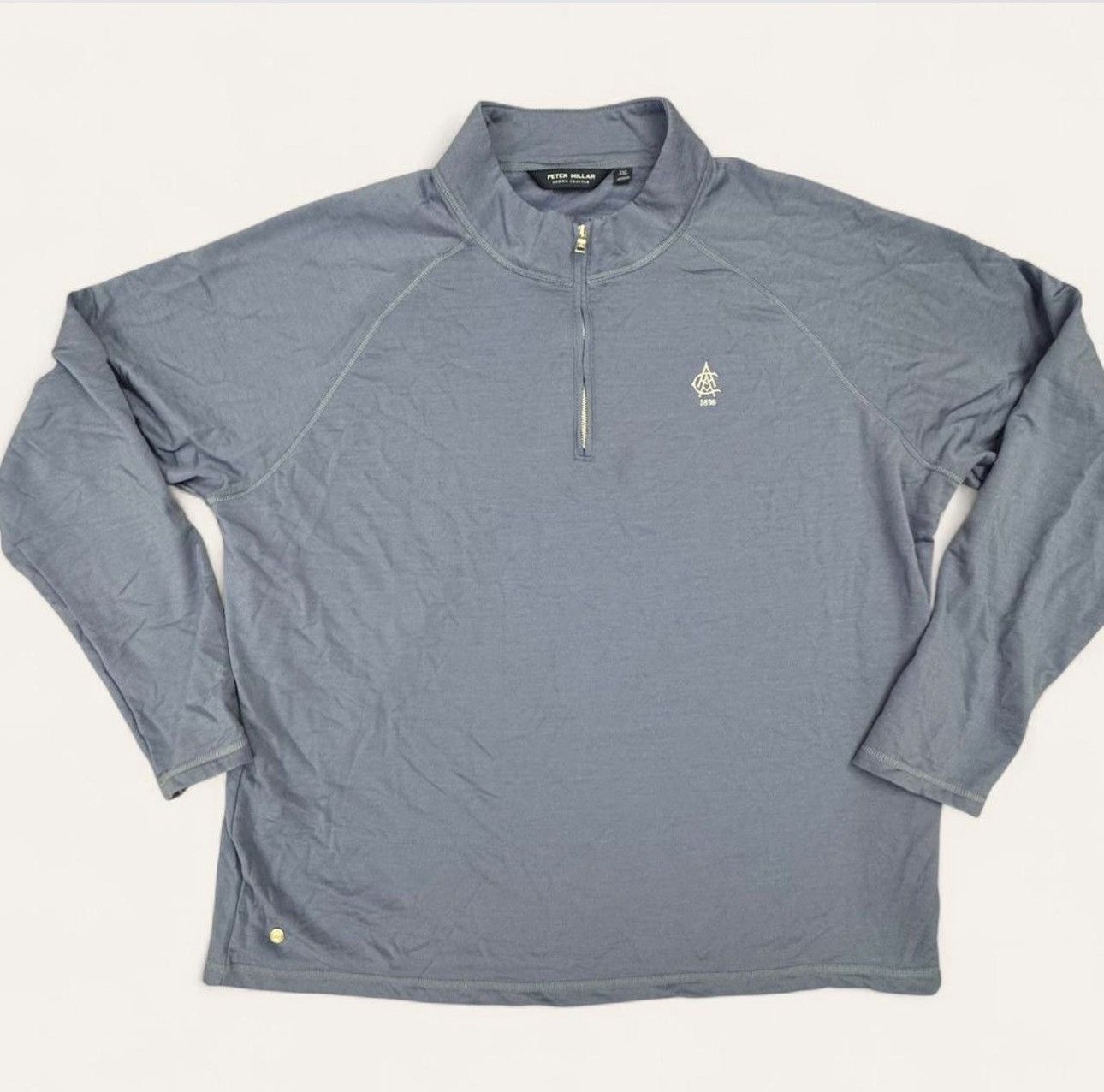 Peter Millar Peter Millar Crown Crafted XXL Quarter-Zip / 1898 Club Crest Size US XXL / EU 58 / 5 - 1 Thumbnail