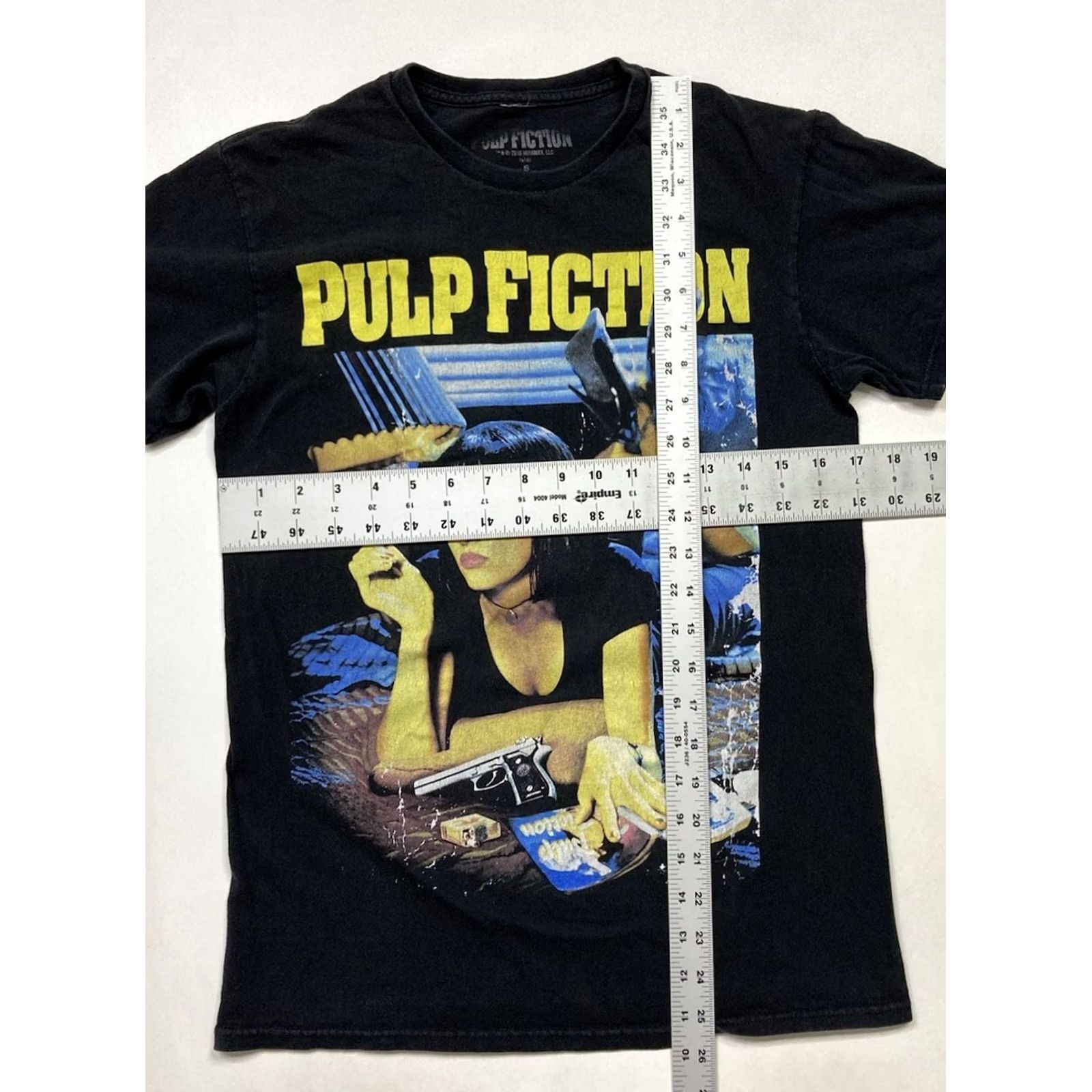 Vintage VINTAGE Pulp Fiction T-Shirt Women Small Black Short Sleeve Size S / US 4 / IT 40 - 5 Thumbnail