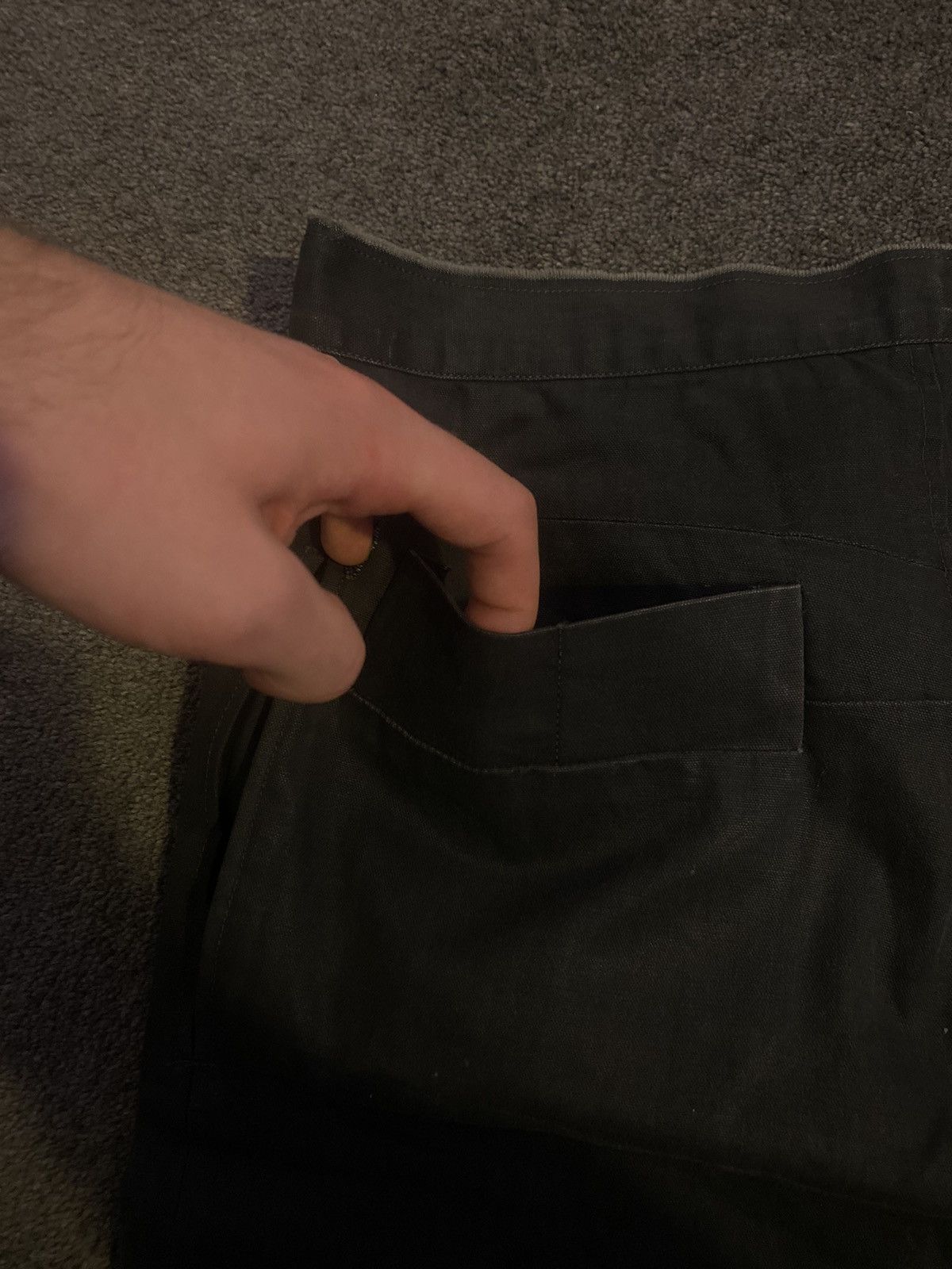 Undercover SS03 Undercover raw hem lightning bolt trousers Size US 29 - 10 Thumbnail