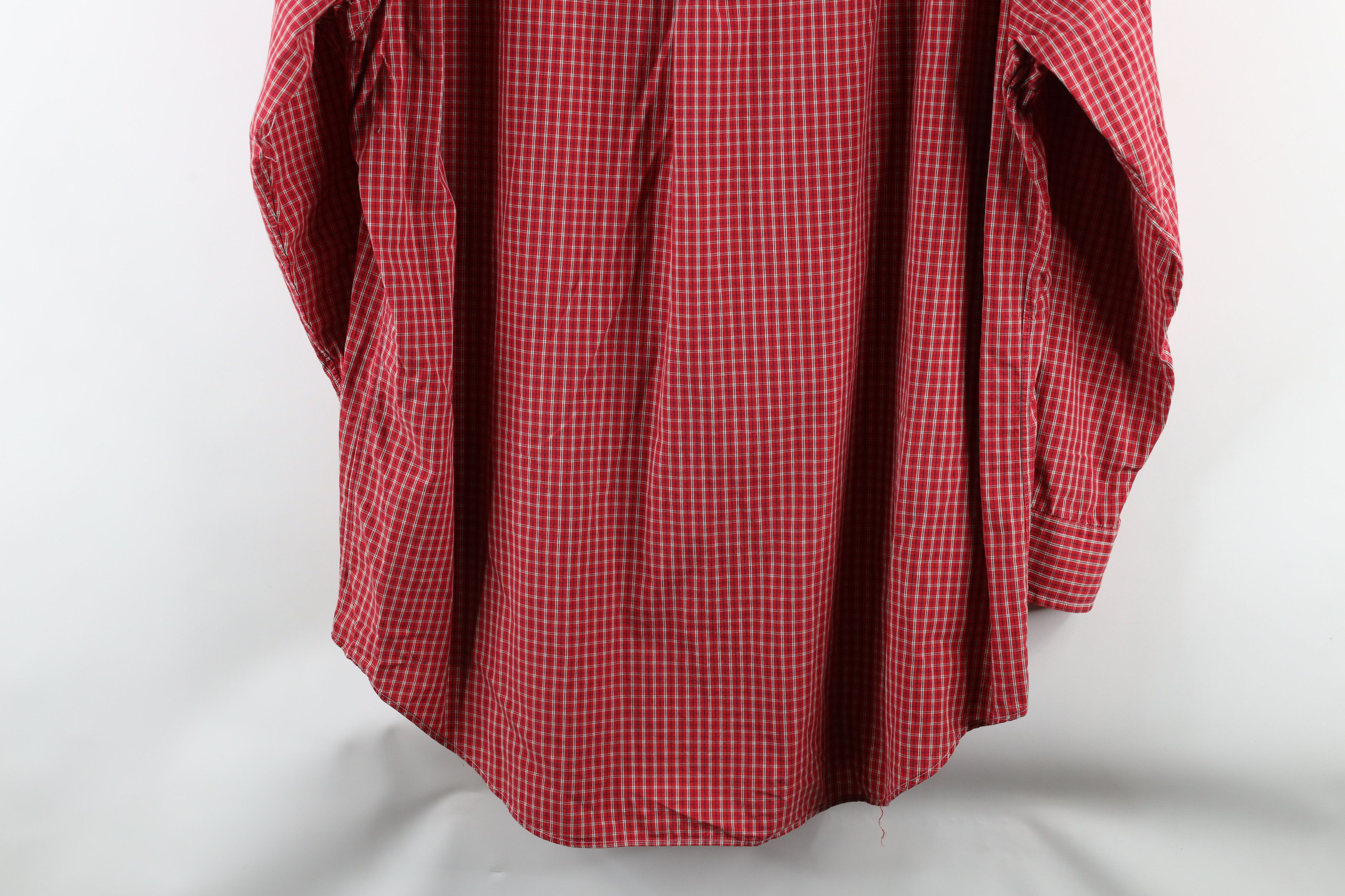 Ralph Lauren × Vintage Vintage 90s Ralph Lauren Collared Button Down Shirt Red Size US L / EU 52-54 / 3 - 9 Thumbnail