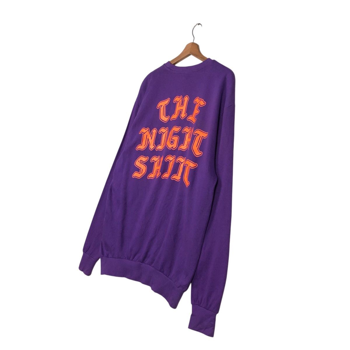 Japanese Brand 📌Vintage Sweatshirt The Night Shift Big Logo Issey Miyake Size US M / EU 48-50 / 2 - 11 Thumbnail