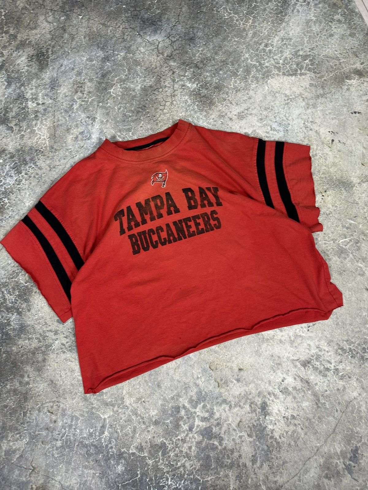 NCAA × Vintage Vintage Perfectly Faded Tampa Bay Buccaneers Jersey Tee Size US L / EU 52-54 / 3 - 3 Thumbnail
