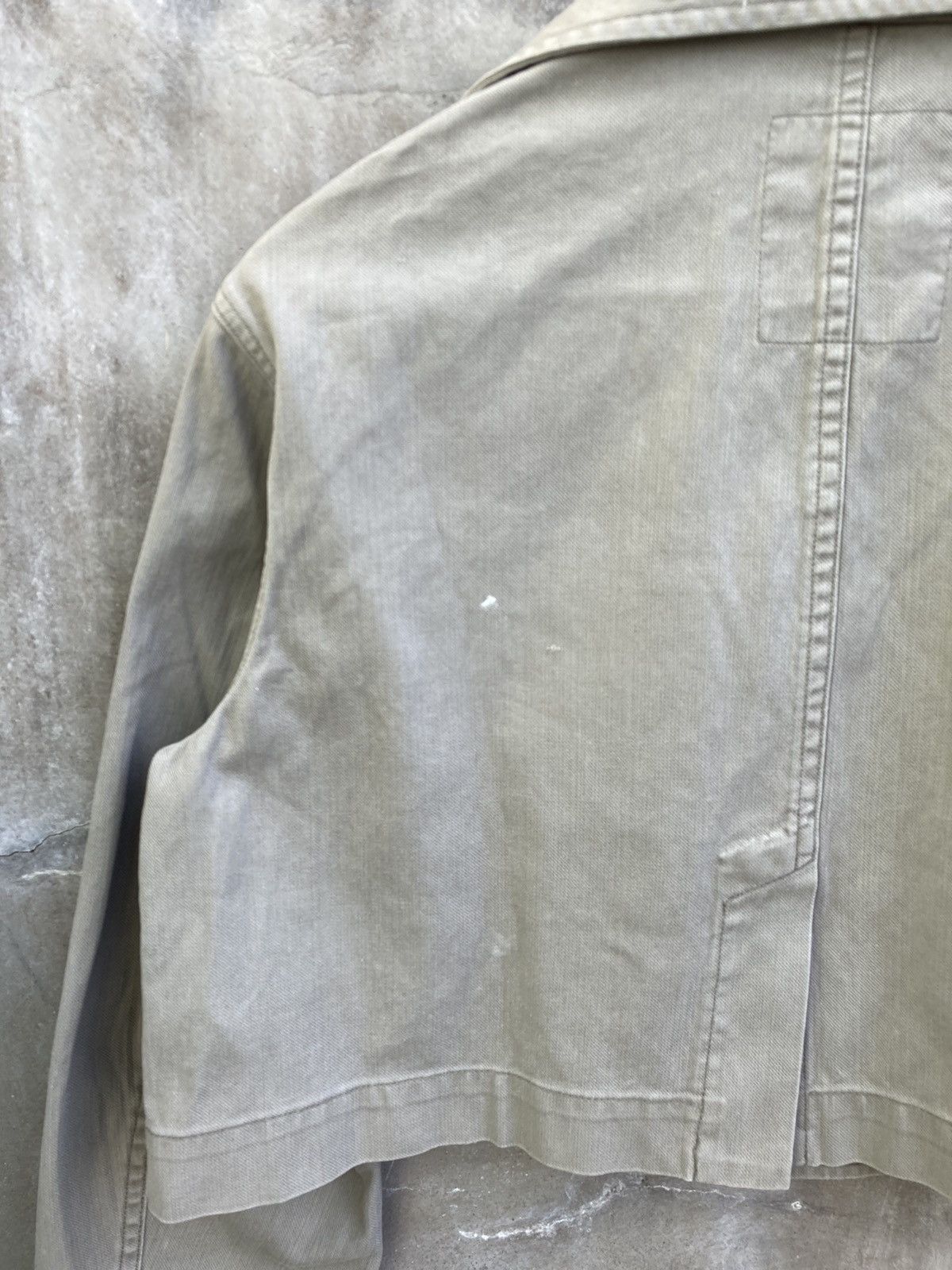 Y's Cropped Safari Denim Jacket Size US M / EU 48-50 / 2 - 7 Thumbnail