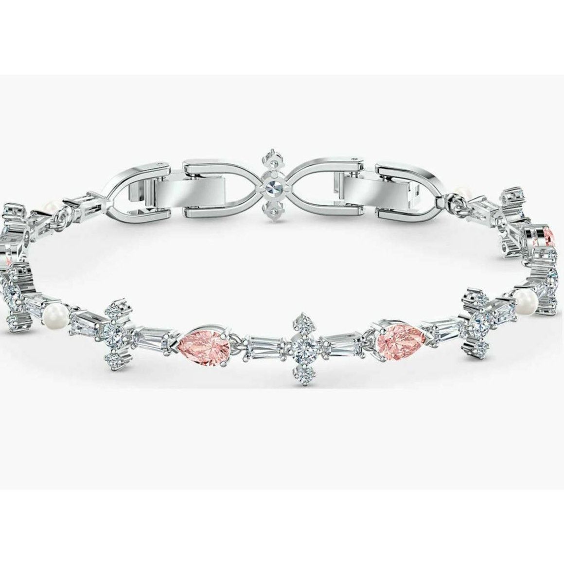 Swarovski Swarovski Perfection Set, Necklace/Earrings/Bracelet Pink Size ONE SIZE - 6 Thumbnail
