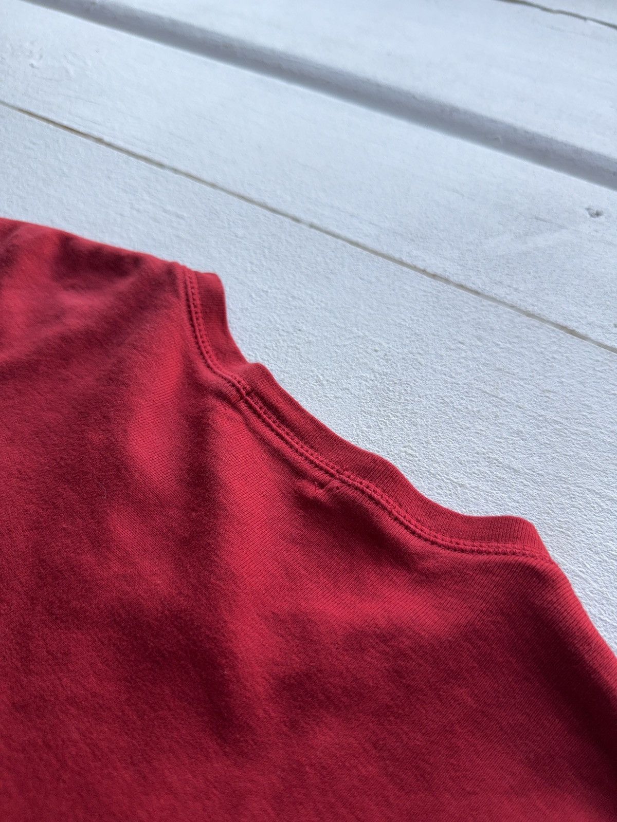 Polo Ralph Lauren Vintage Ralph Lauren Jeans Co Red Sweatshirt Zip Shoulder Size M / US 6-8 / IT 42-44 - 12 Thumbnail