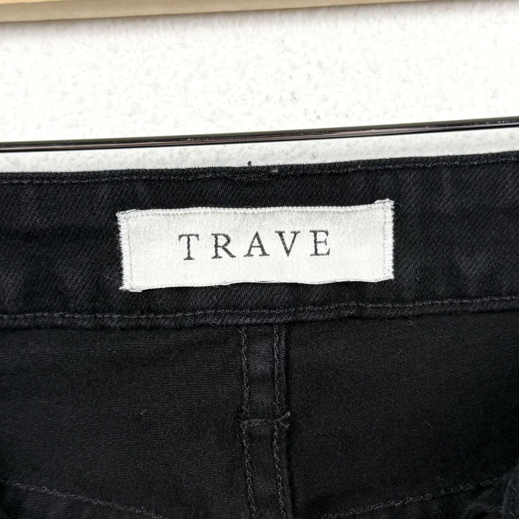 Vintage VINTAGE Trave Jeans Slim 5-Pocket Denim Black 27x26 Womens mid rise 27 Black Jeans Womens 27 Mens? Size 27" / US 4 / IT 40 - 5 Thumbnail