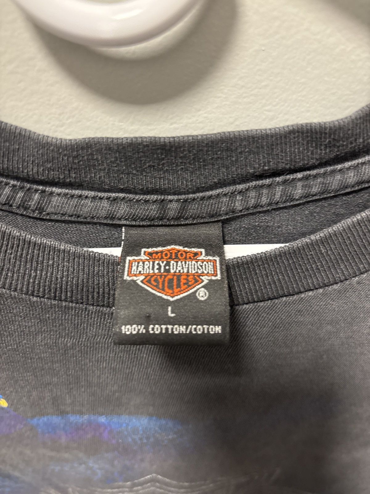 Harley Davidson × Vintage Harley Davidson Vintage Tee Montana Size US L / EU 52-54 / 3 - 3 Thumbnail