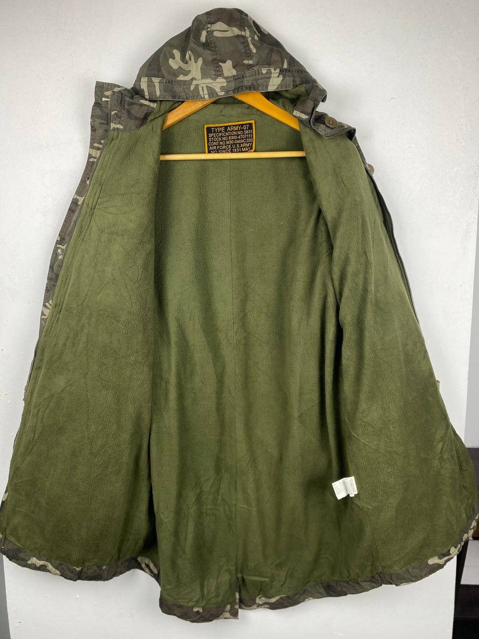 Japanese Brand us army camo parka jacket nice design Size US L / EU 52-54 / 3 - 5 Thumbnail