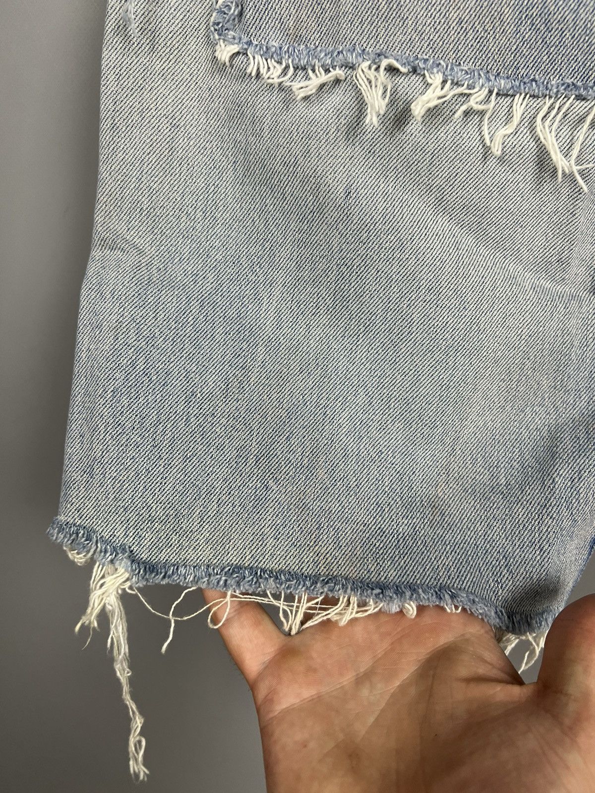 Levi's Vintage patchwork levi's 501 made in France 🇫🇷 denim shorts Size 27" / US 4 / IT 40 - 2 Thumbnail