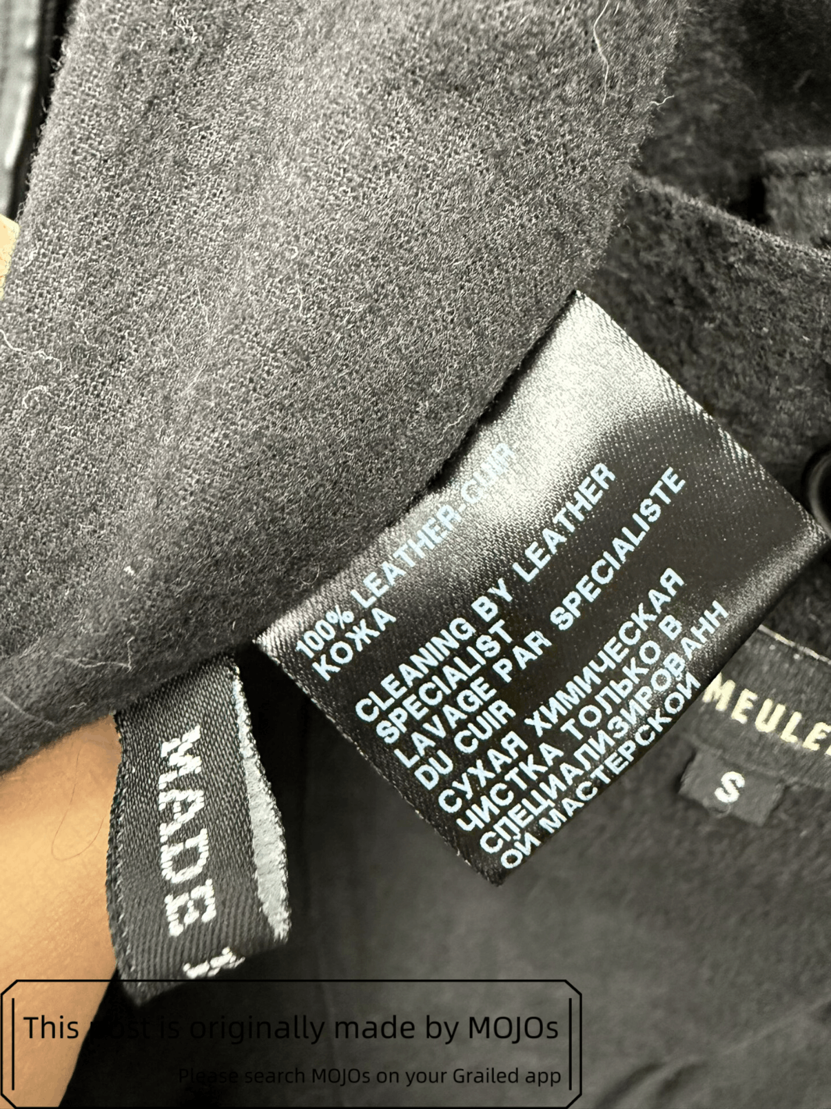 Ann Demeulemeester Ann Demeulemeester 06AW Leather Bike Jacket mojos12132053 Size US S / EU 44-46 / 1 - 8 Thumbnail