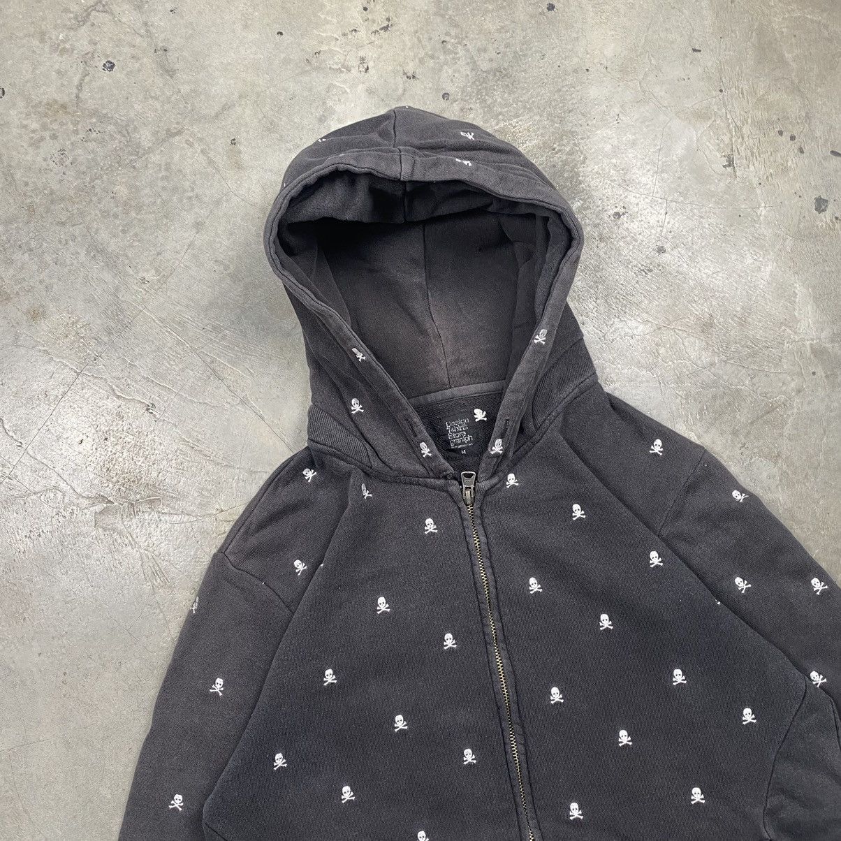 If Six Was Nine × Japanese Brand × Le Grande Bleu (L.G.B.) y2k Graniph Skull Gothic Boxy Zipped Up Size US M / EU 48-50 / 2 - 2 Thumbnail