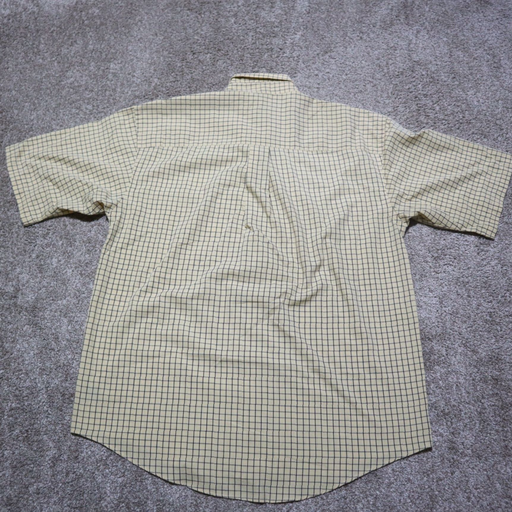 Van Heusen VAN HEUSEN Shirt Plaid Button-Down Long Sleeve Mens Size 15.5 M Medium Brown Size US M / EU 48-50 / 2 - 7 Thumbnail