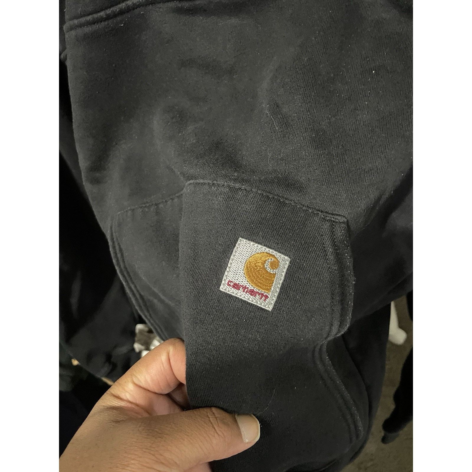 Carhartt Size S-Carhartt Rain Defender Hoodie 1/4 Zip Loose Fit Black Size US S / EU 44-46 / 1 - 3 Thumbnail