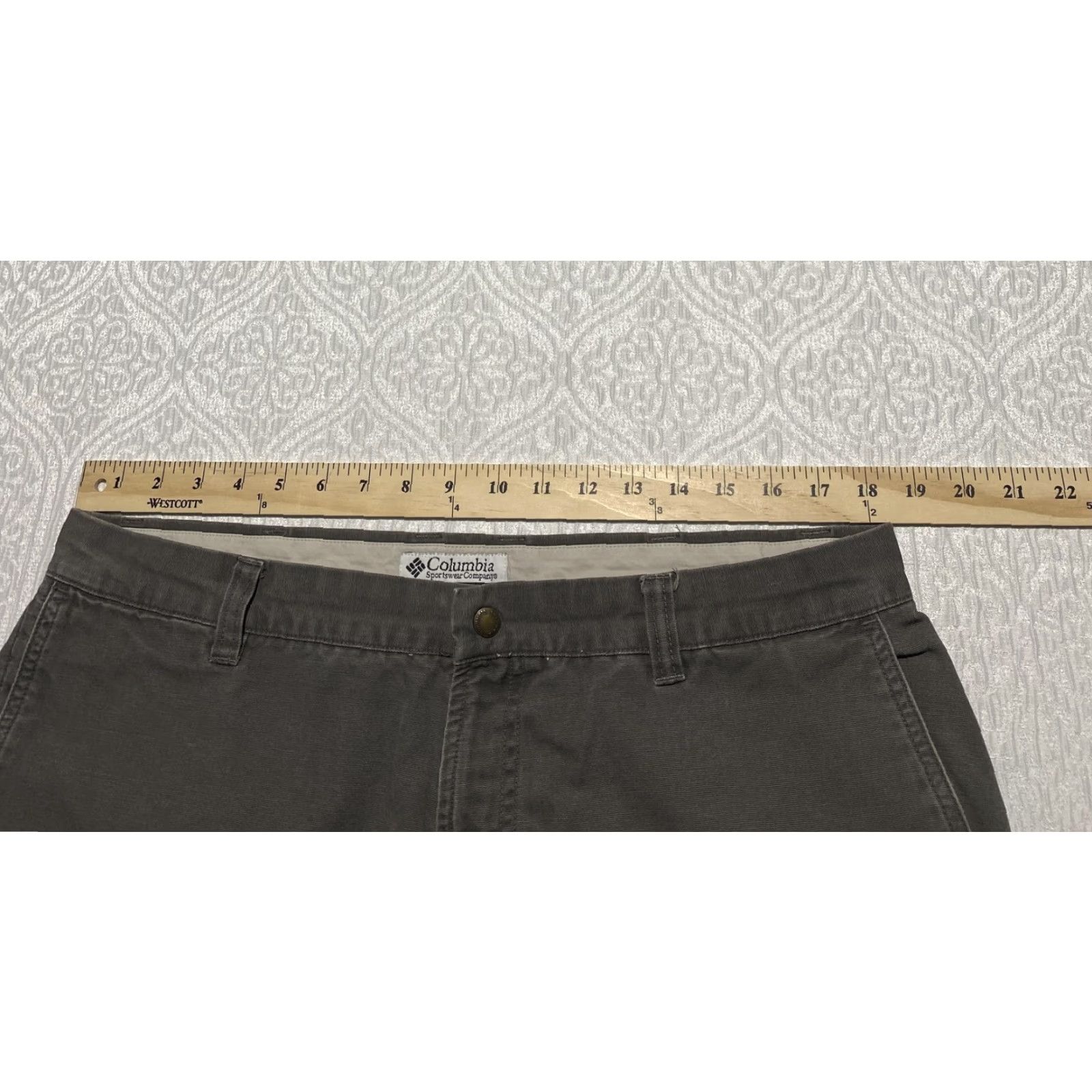 Vintage Columbia Pants Mens 36x32 Gray Granite Cloth Outdoor Work Utility Cargo Pocket Pants Mens Gray Granite Cloth 36x32 Cargo Pocket Workwear Nature Mens Size US 36 / EU 52 - 4 Thumbnail