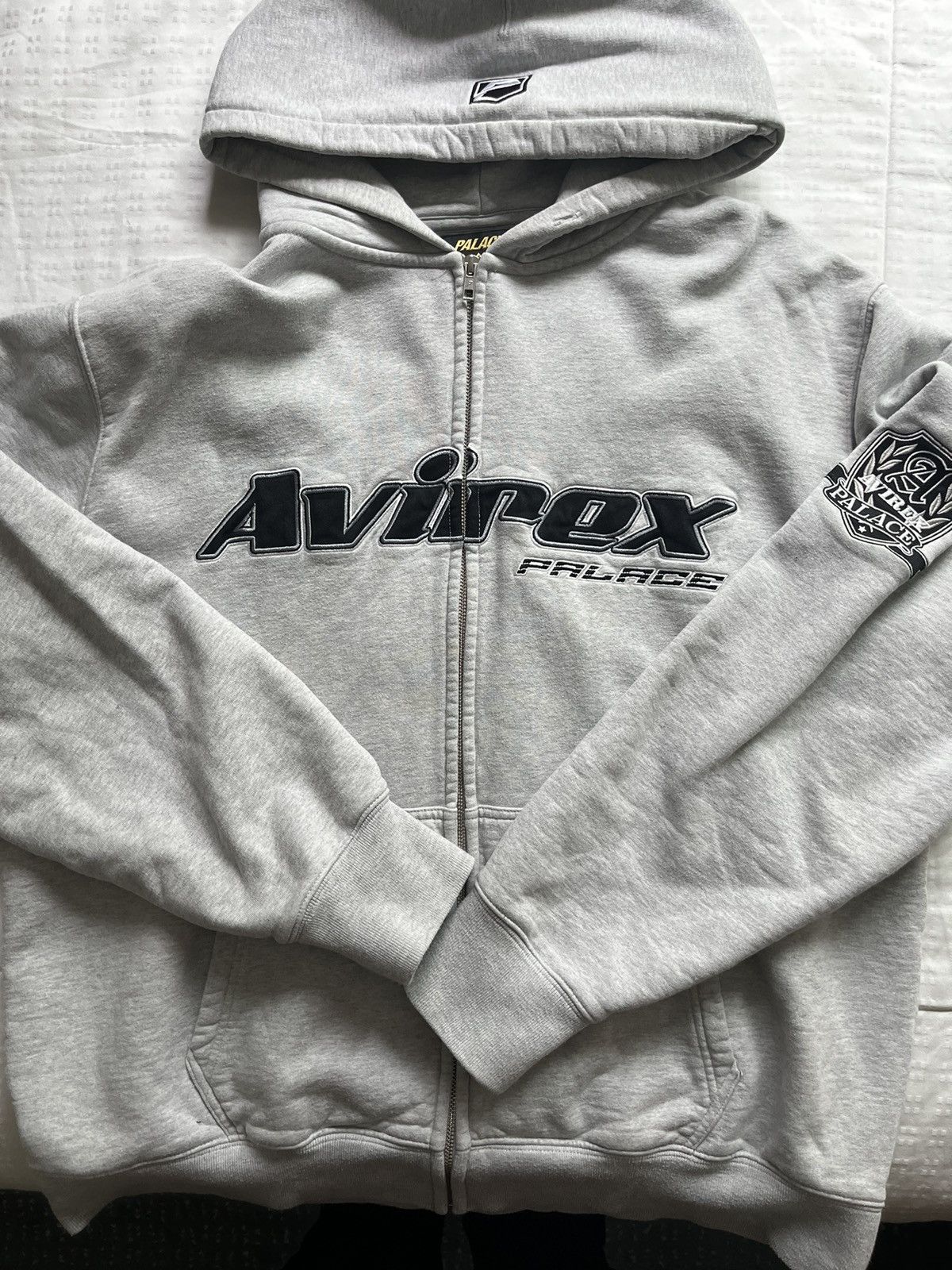Palace Palace Avirex Zip hoodie | Grailed