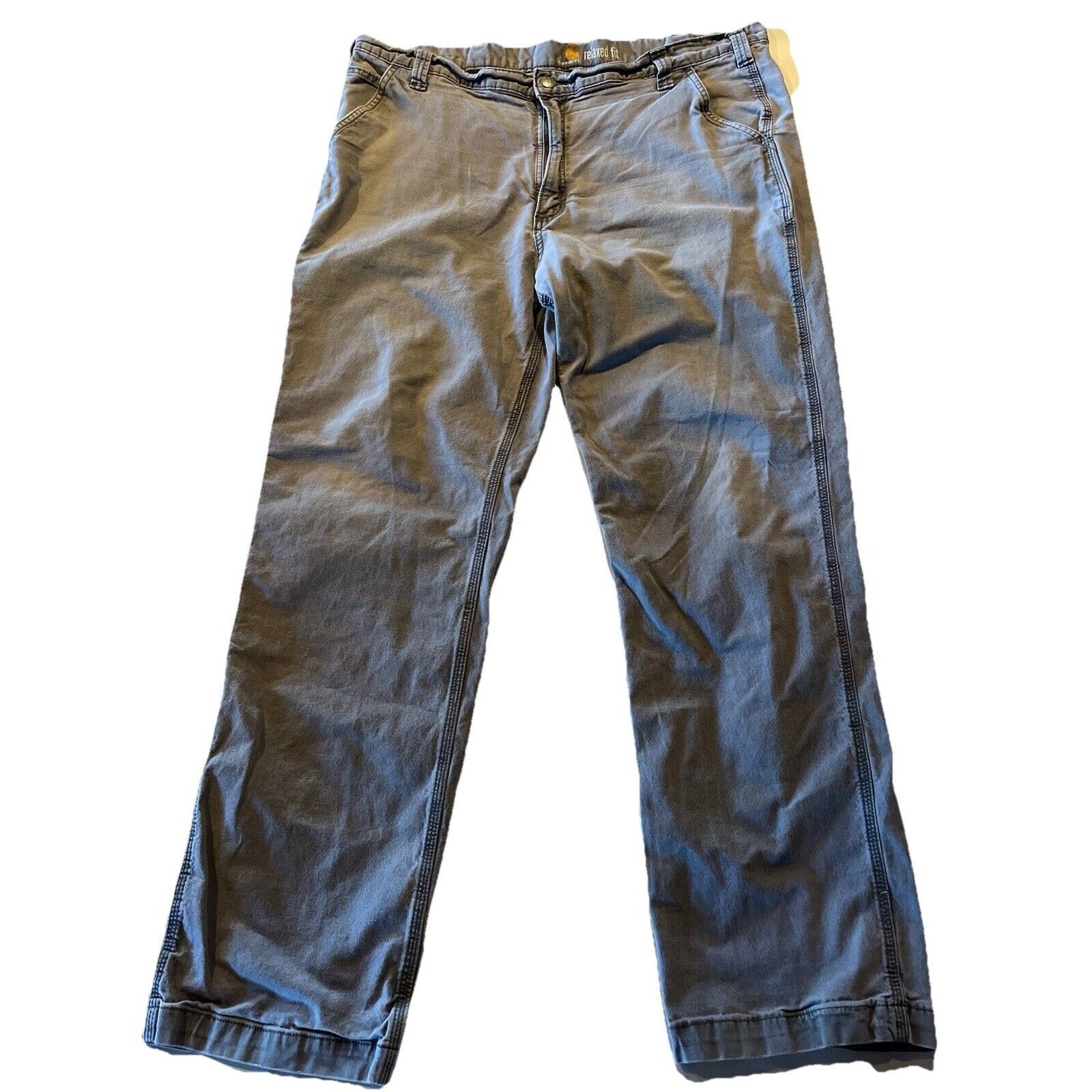 Carhartt Carhartt Men’s 42x33 Canvas Carpenter Workwear Gray Outdoor Size US 42 / EU 58 - 1 Thumbnail