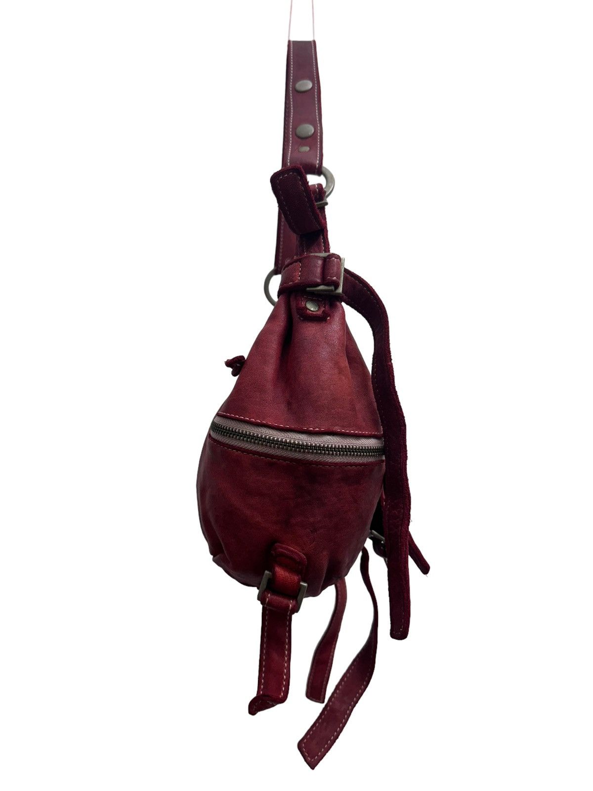 If Six Was Nine RARE ‼️ Bondage Leather Patina Handbag Size ONE SIZE - 6 Thumbnail