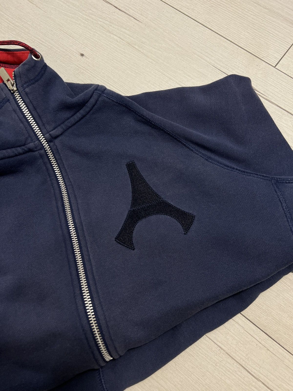 Nike × Vintage Nike x Psg zip Hoodie Eiffel Tower Washed style authentic Size US M / EU 48-50 / 2 - 4 Thumbnail