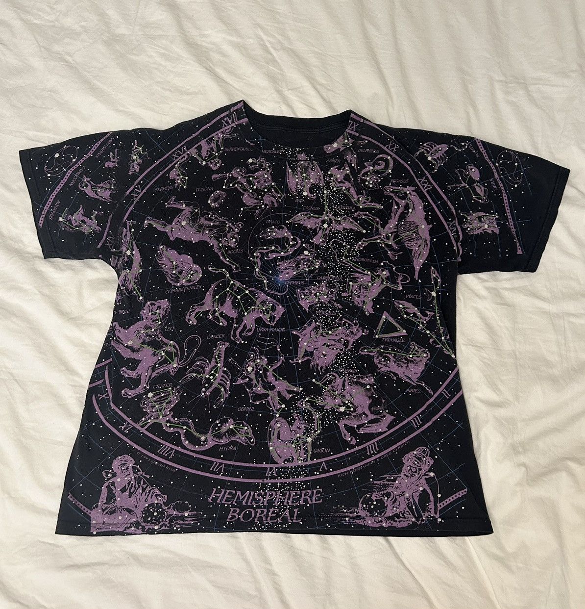 Liquid Blue × Vintage Vintage 1993 Liquid Blue Constellations Astrology T-Shirt Size US L / EU 52-54 / 3 - 1 Thumbnail