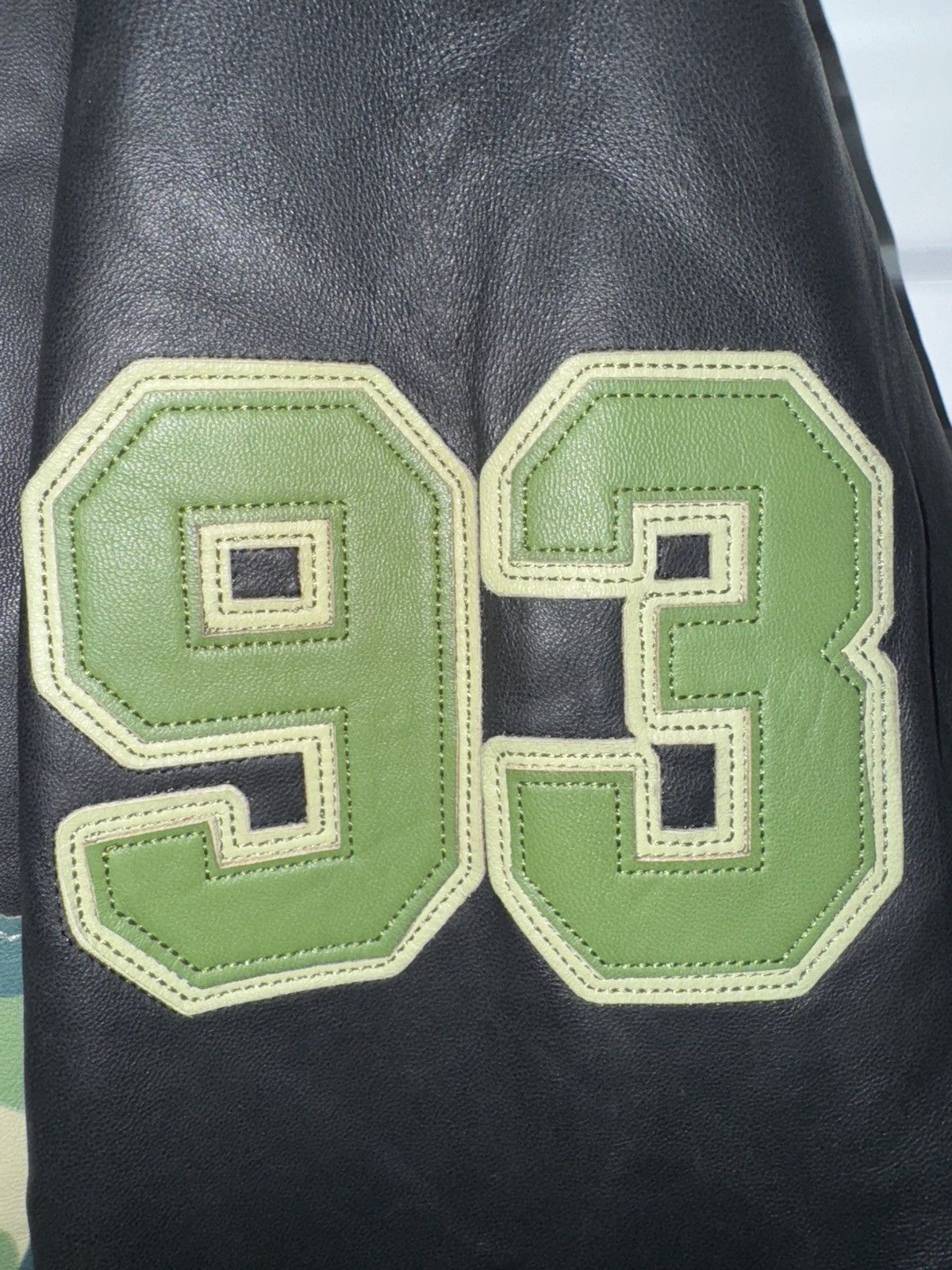 Bape Size XL Jeff Hamilton X Bape A Bathing Ape Leather Jacket Size US XL / EU 56 / 4 - 2 Thumbnail