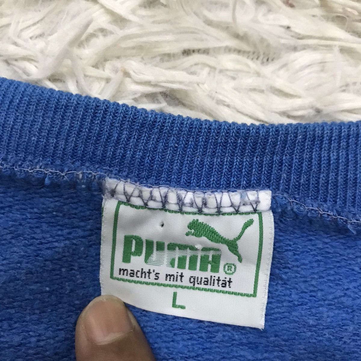 Puma Vintage Puma Made in greece biglogo sweatshirt Size US L / EU 52-54 / 3 - 9 Thumbnail