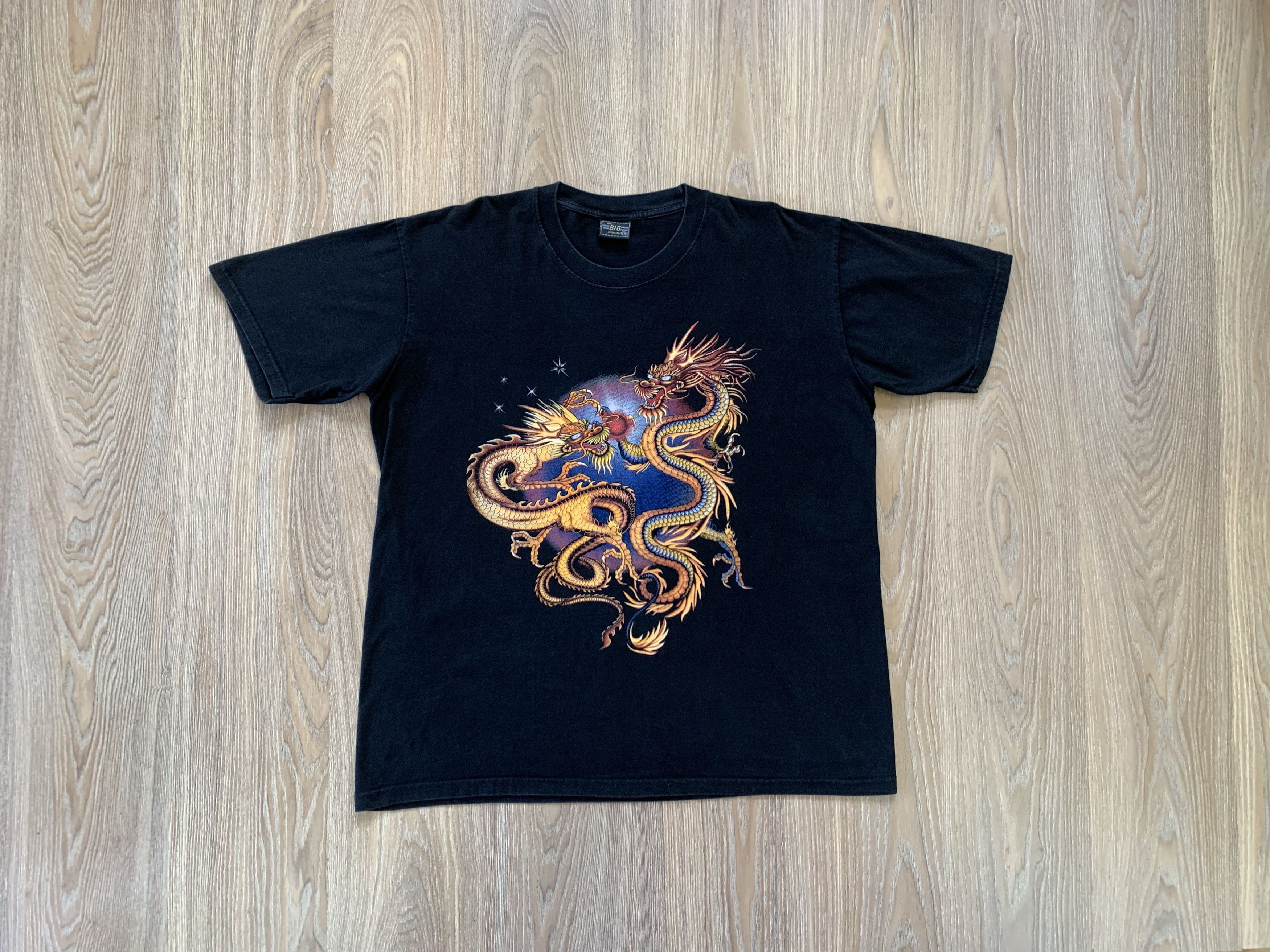 Japanese Brand Mr Big Outfitters Dragon T-shirt Y2K Size US XXL / EU 58 / 5 - 1 Thumbnail