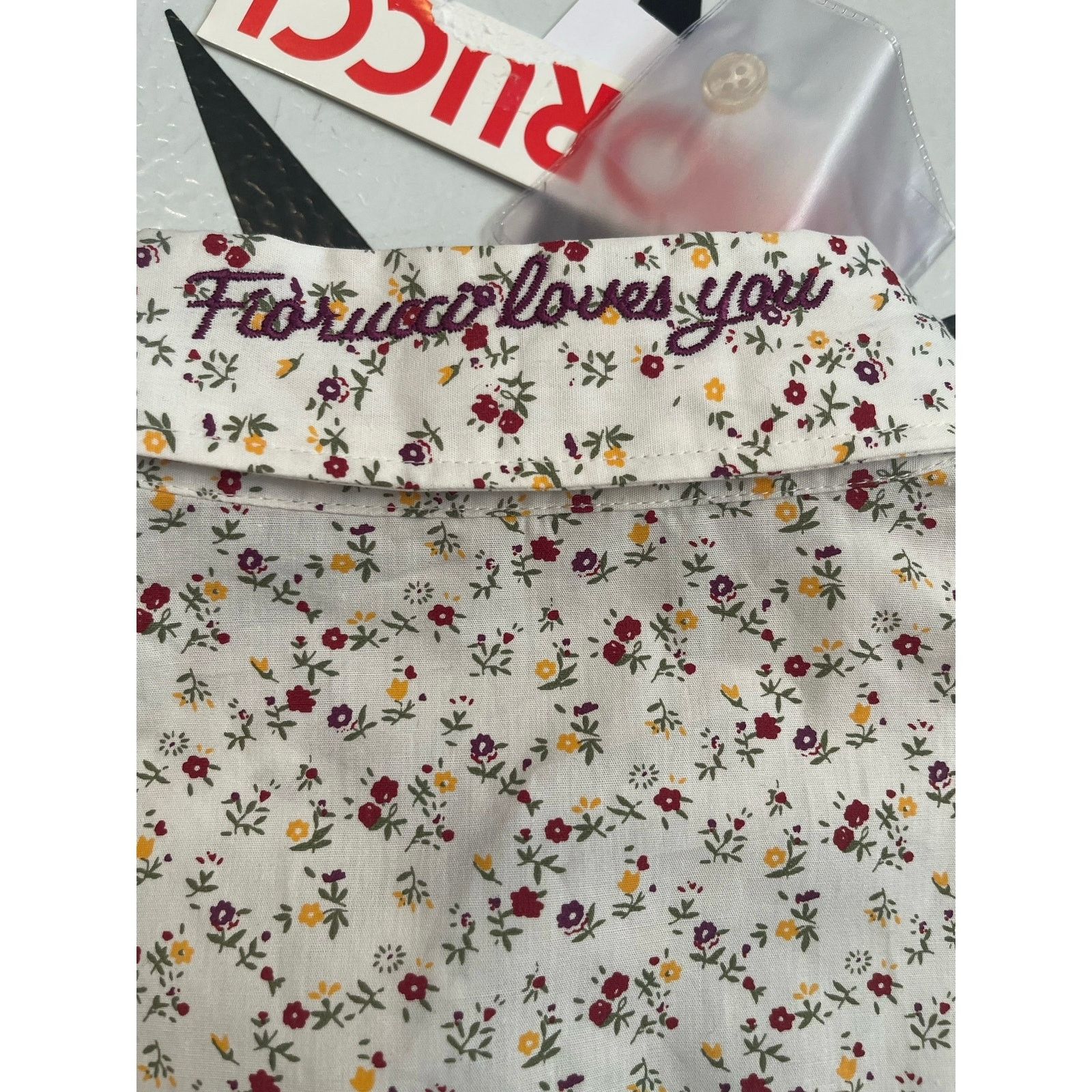 Fiorucci Fiorucci Cotton Poplin Floral Shirt Dress, NWT, Size: 46 Size L / US 10 / IT 46 - 3 Thumbnail