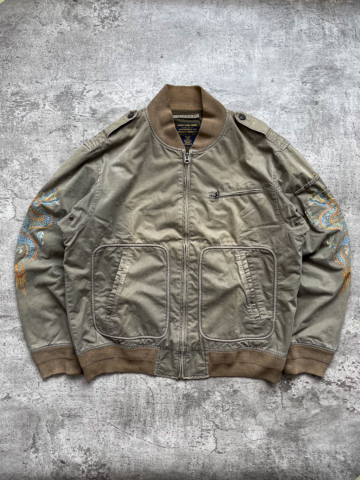 Vintage Polo Ralph Lauren M-421A Flying Sukajan Jacket