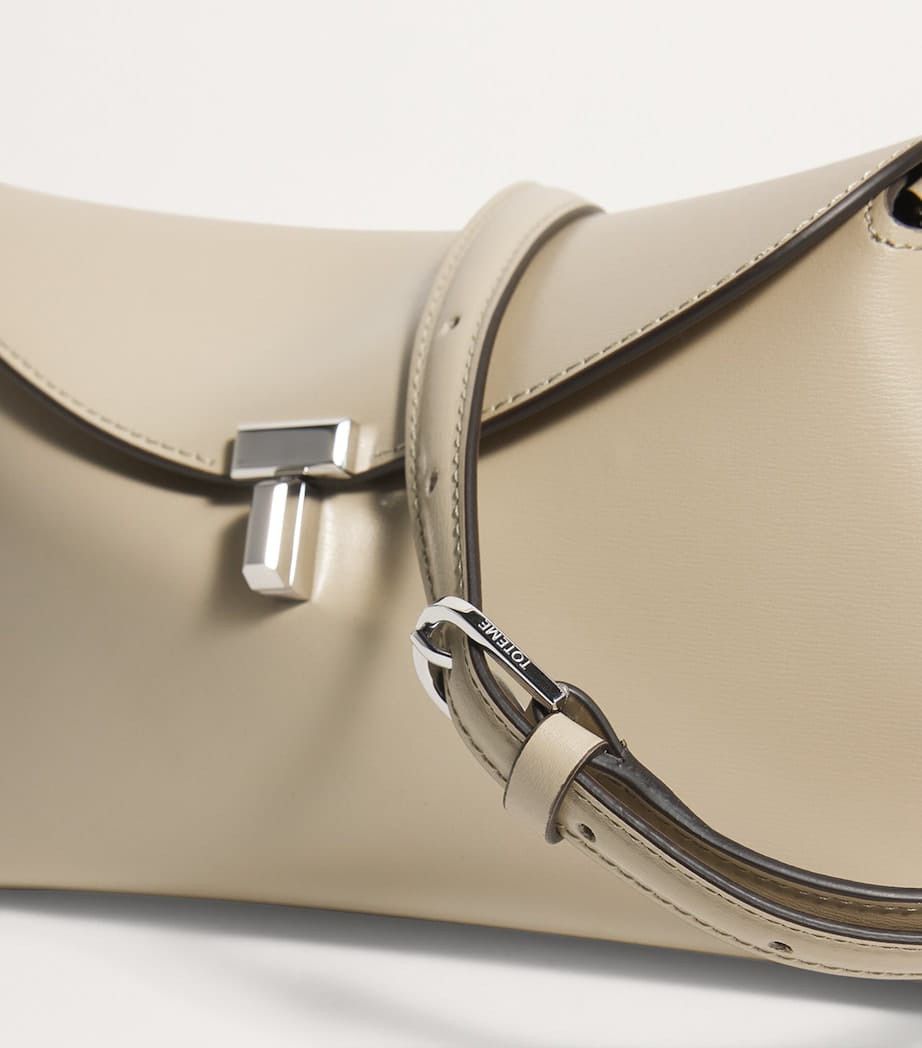 Toteme os11x0726 Size: OS / Leather T-Lock Clutch Bag in Cream Size ONE SIZE - 2 Thumbnail