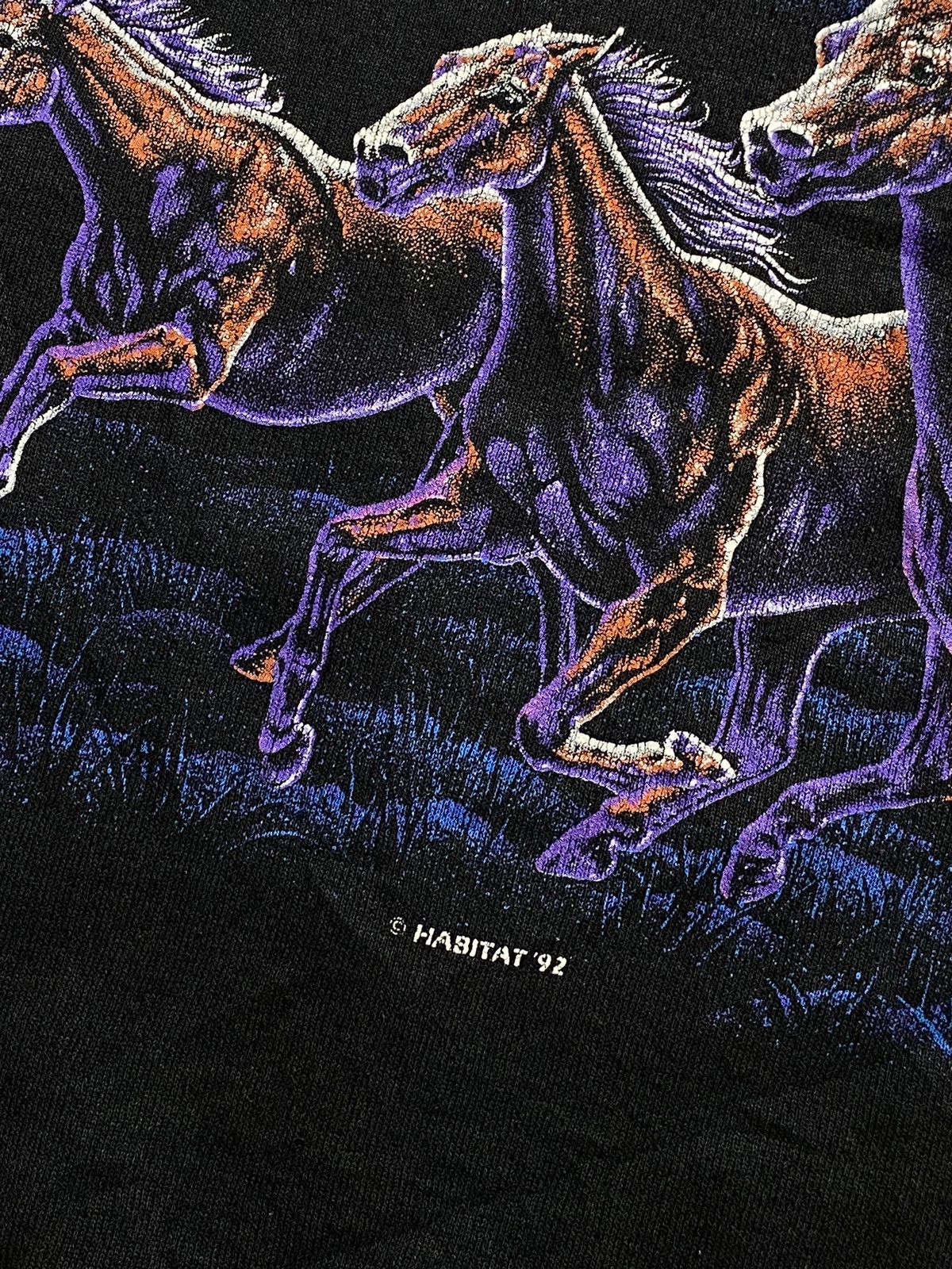 Habitat Vintage habitat 1992 Sweatshirt Thunder Horse Size US XL / EU 56 / 4 - 2 Thumbnail