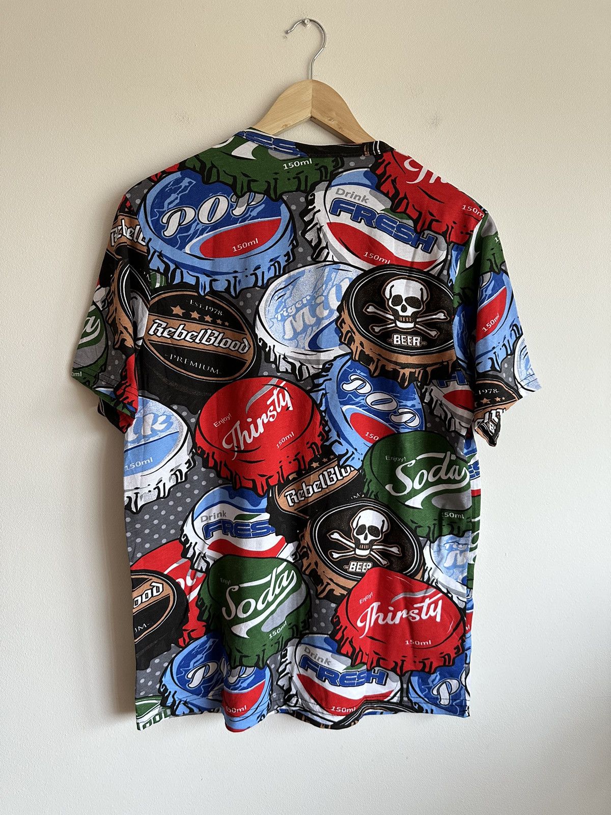 Other Caps beer fullprint Tee swag rare streetwear drip Size US M / EU 48-50 / 2 - 2 Thumbnail