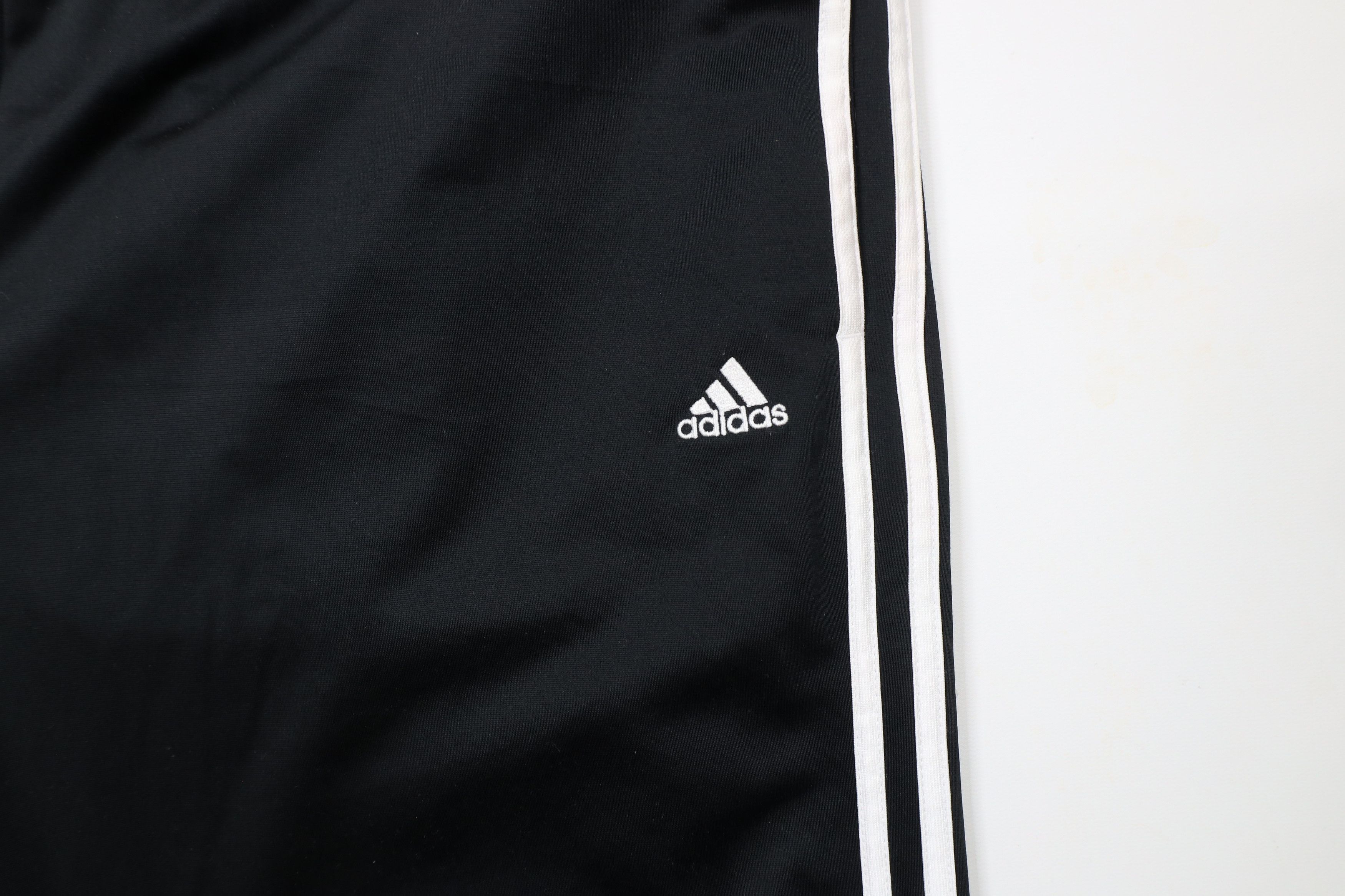 Adidas × Vintage Vintage Y2K Adidas Striped Wide Leg Sweatpants Pants Black Size 38" / US 16 / IT 52 - 6 Thumbnail