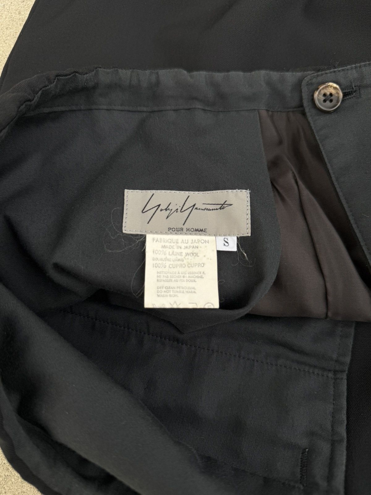 Yohji Yamamoto Yohji Yamamoto Pour Homme Wool Trouser Size US 32 / EU 48 - 4 Thumbnail