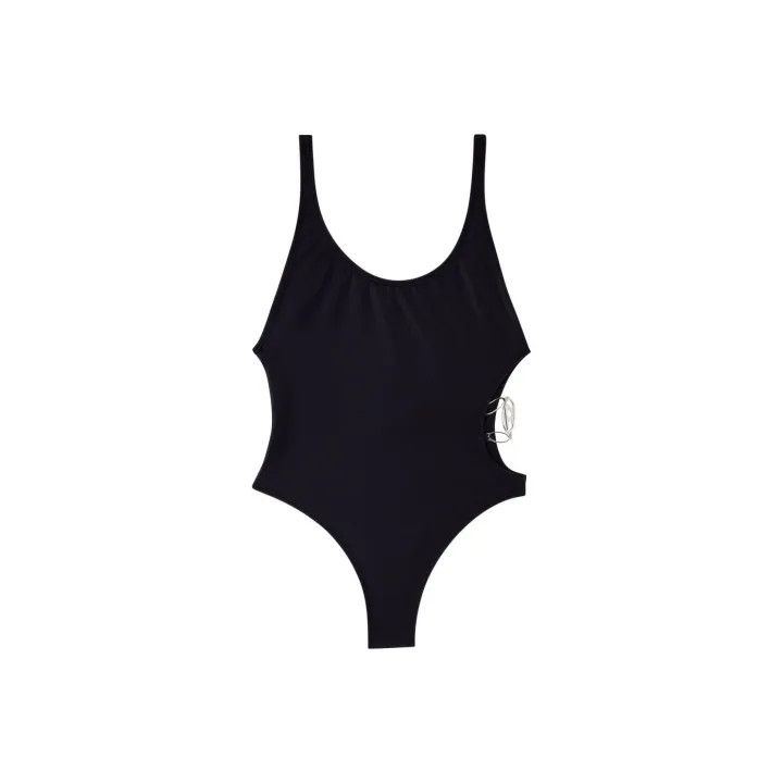 Diesel Diesel Black Logo One-Piece Swimsuit for Women 0079 Size S / US 4 / IT 40 - 1 Thumbnail