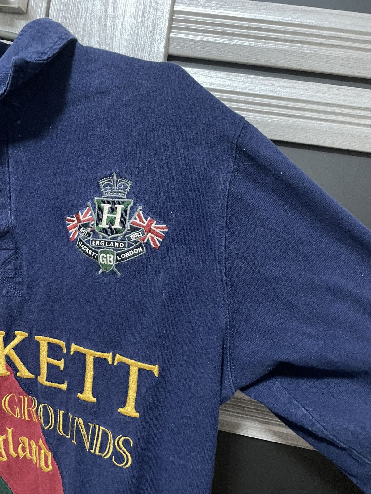 Hackett Hackett England Aston Martin Racing Longsleeve Tee Blue M Size US M / EU 48-50 / 2 - 2 Thumbnail