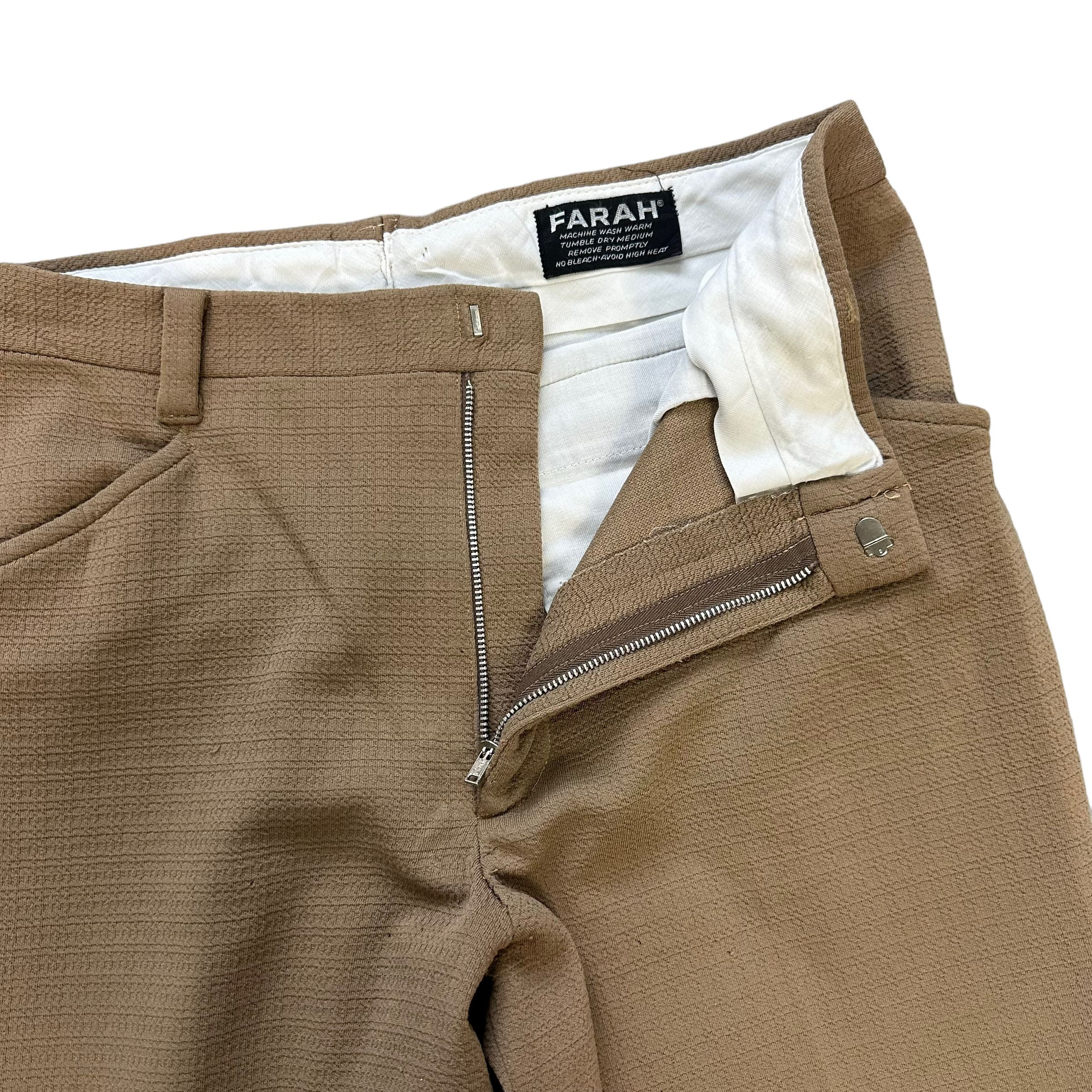 Farah VINTAGE FARAH TROUSERS / CASUAL PANT #7898-189 Size 33" - 4 Thumbnail