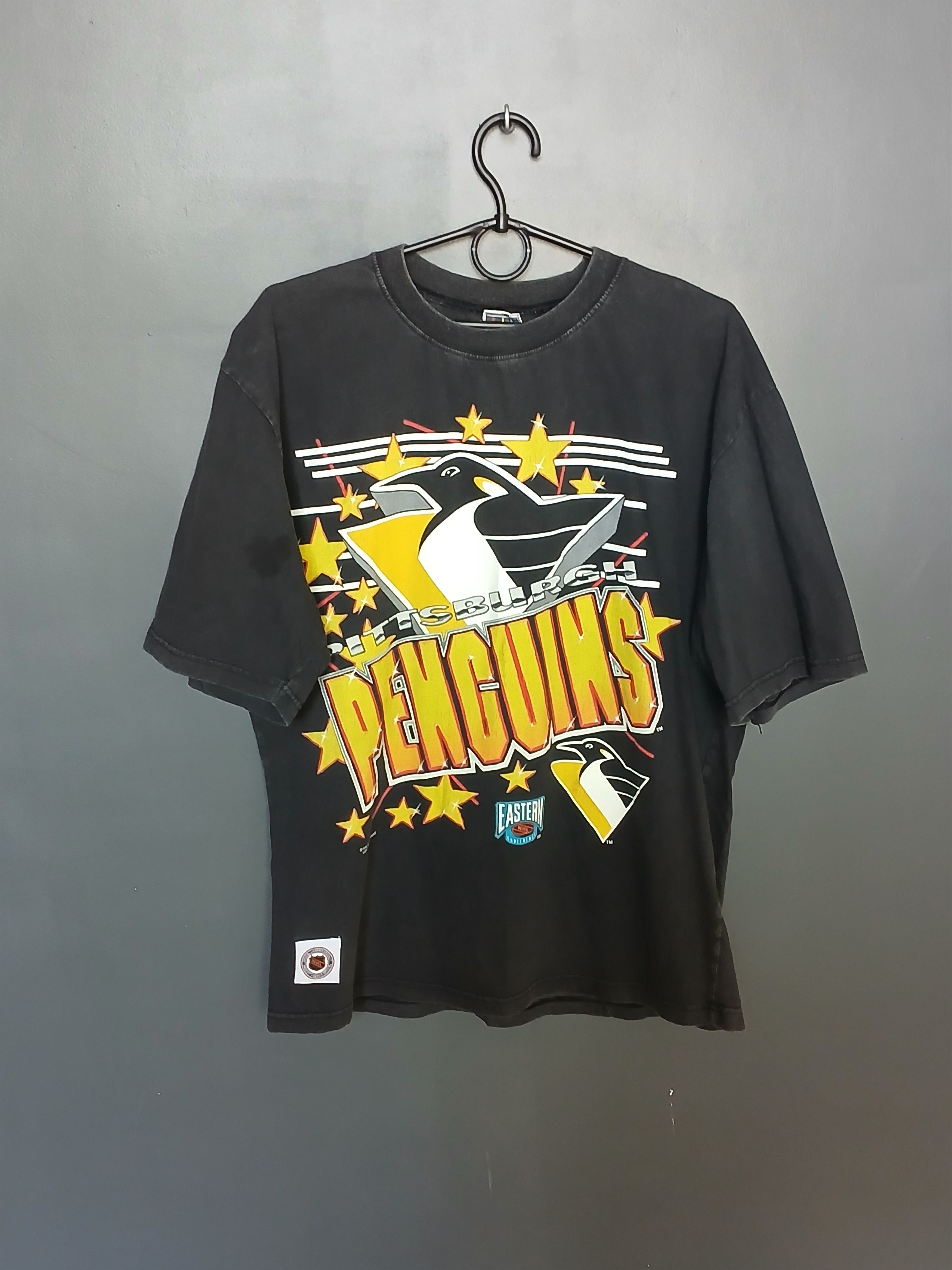 NHL × Vintage Vintage NHL Pittsburgh Penguins Hockey T-Shirt Size US M / EU 48-50 / 2 - 1 Thumbnail