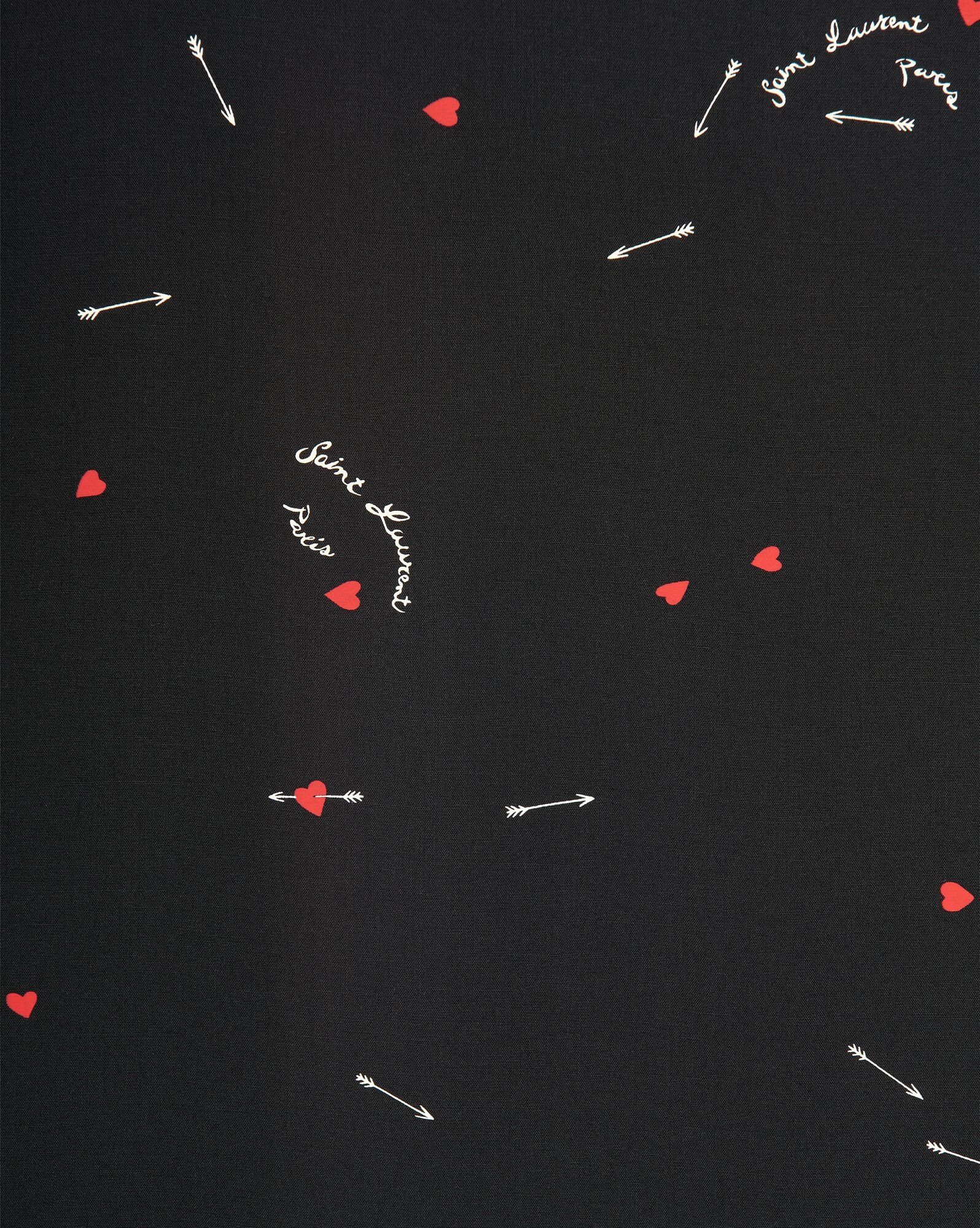 Saint Laurent Paris o1s1wg110225 531956 Shark-Collar Shirt Cupid Print Size US M / EU 48-50 / 2 - 4 Thumbnail