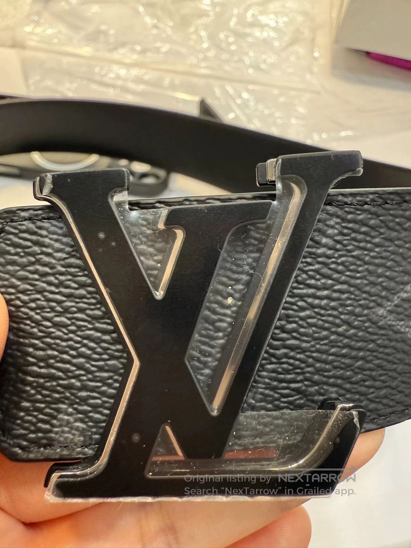 Louis Vuitton Louis Vuitton Monogram Belt. Size ONE SIZE - 4 Thumbnail