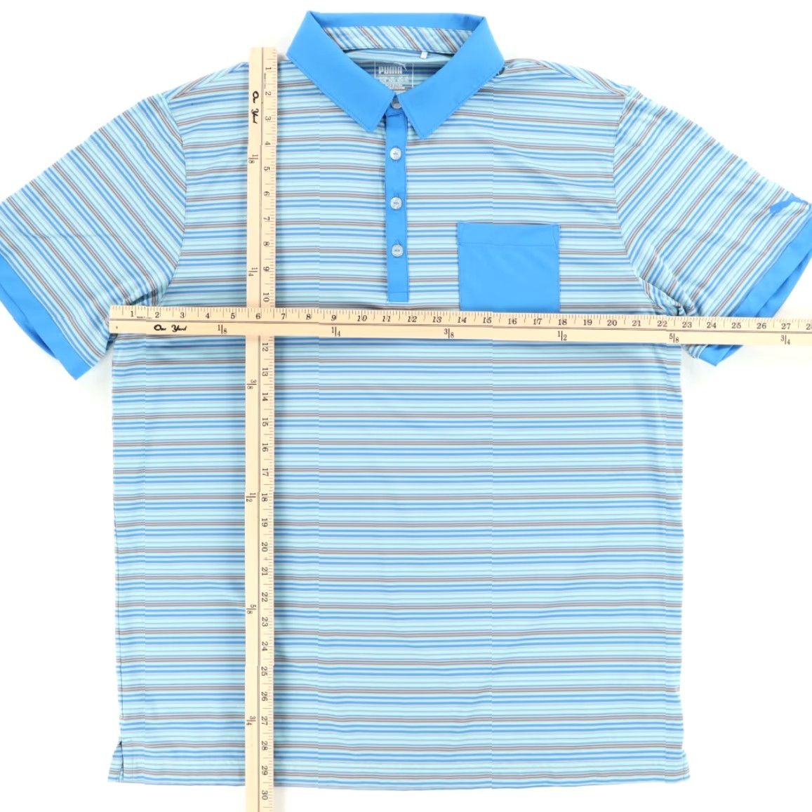 Puma Puma Dry Cell Stretch Polo Shirt Blue Men XL Shirt Size US XL / EU 56 / 4 - 3 Thumbnail