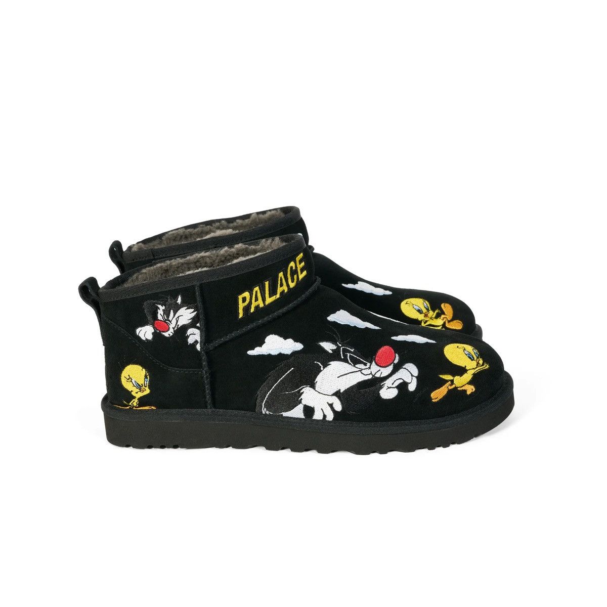 Palace × Ugg Palace/UGG Looney Tunes Ultra Mini Boot Black Size US 11 / EU 44 - 2 Thumbnail