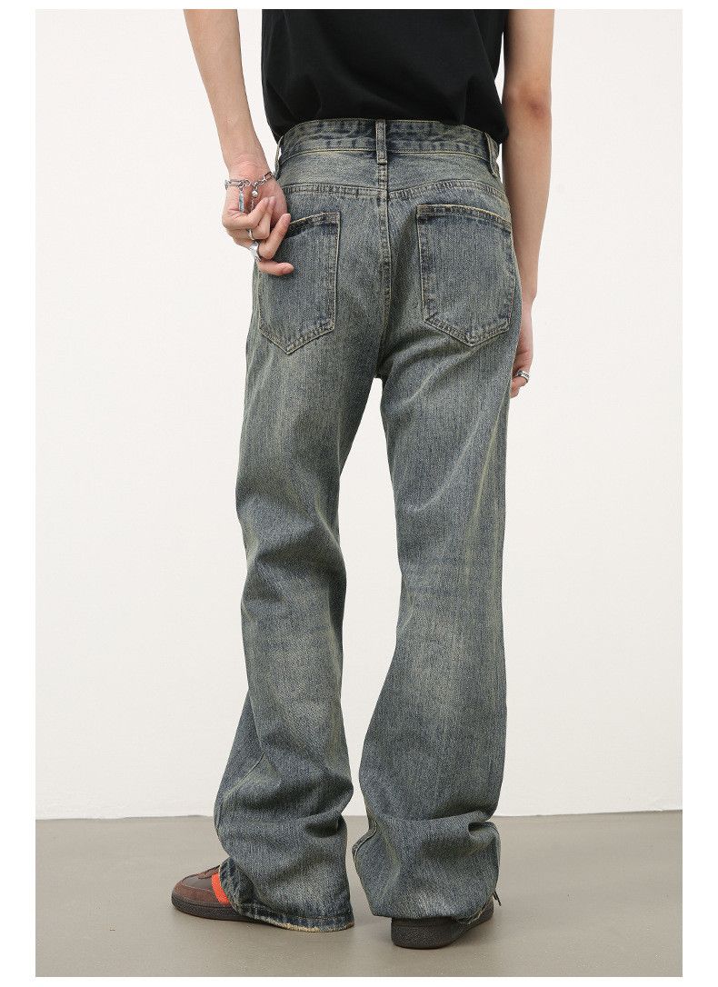 Japanese Brand Trendy retro distressed flared jeans y2k Size US 34 / EU 50 - 6 Thumbnail