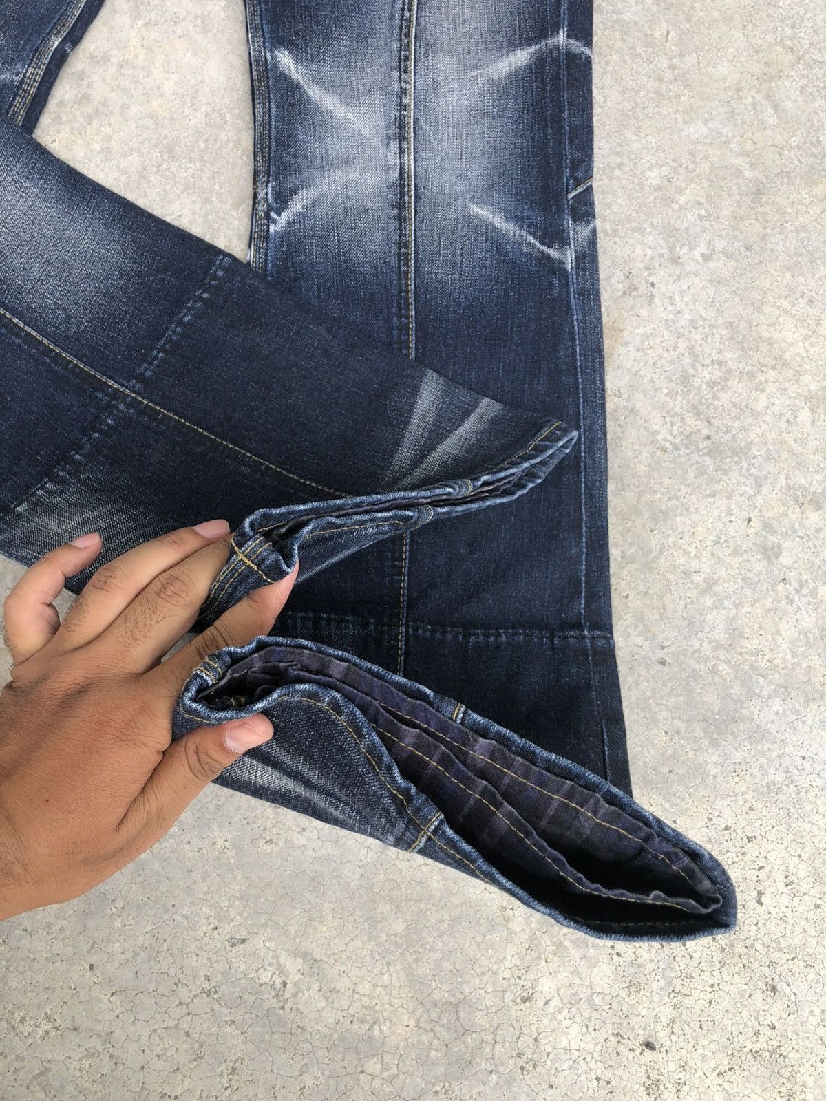 If Six Was Nine Nicole Club Flared Jeans Distressed Jeans Size US 32 / EU 48 - 18 Thumbnail