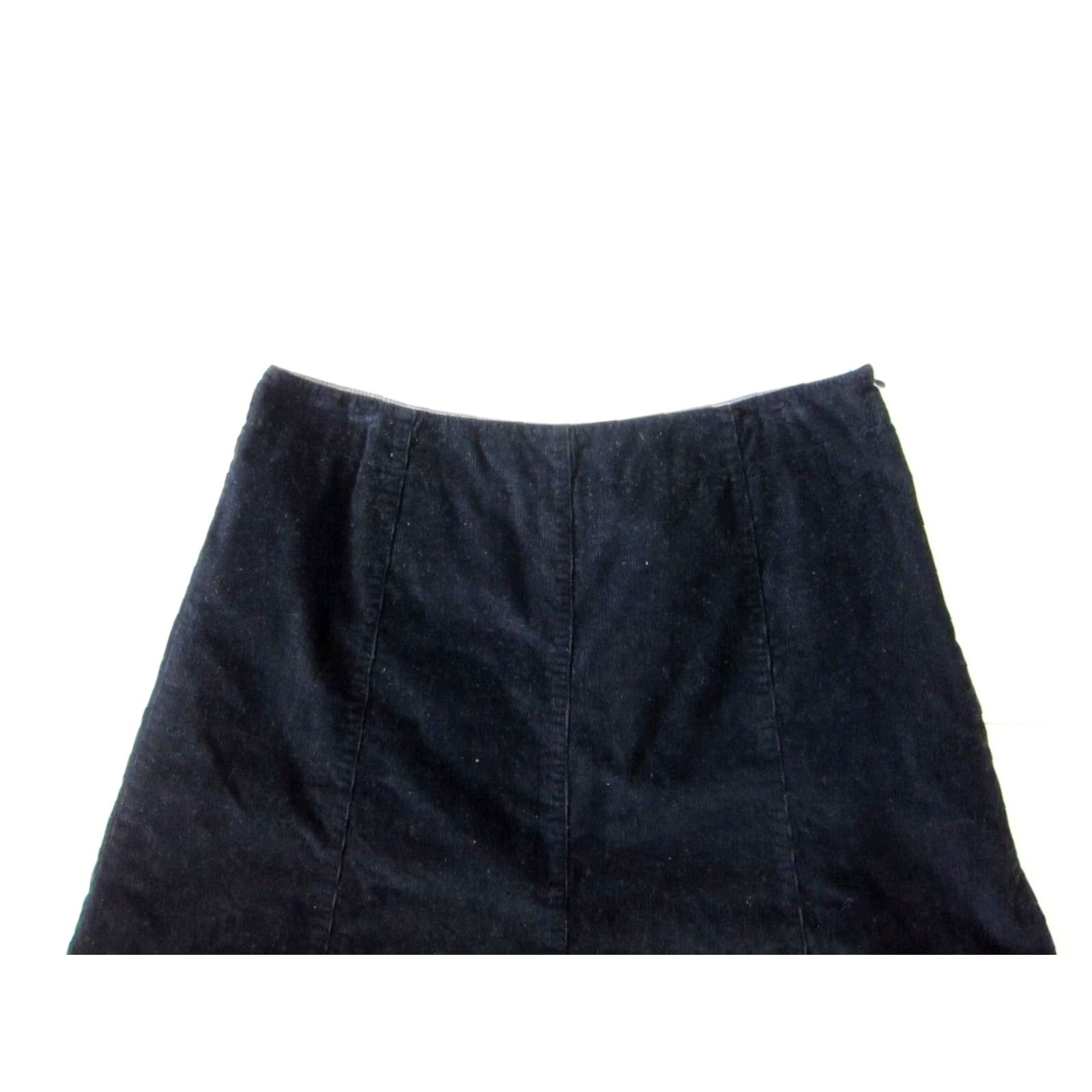 Boden Boden Skirt Women 12L 100% Cotton Black Corduroy A-Line Midi Zipper - Vintage? (No, not vintage) Size 34" / US 12 / IT 48 - 7 Thumbnail