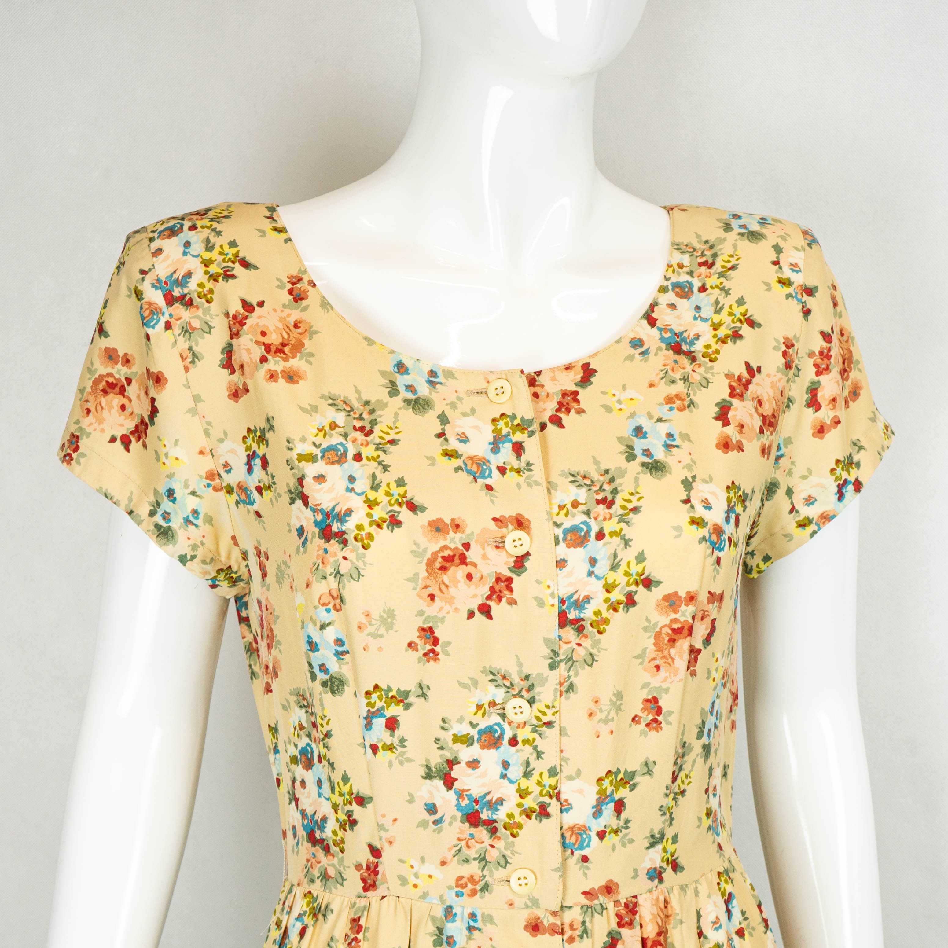 Gerard Darel GERARD DAREL Paris Tokyo Style Floral Dress Vintage Size S / US 4 / IT 40 - 3 Thumbnail
