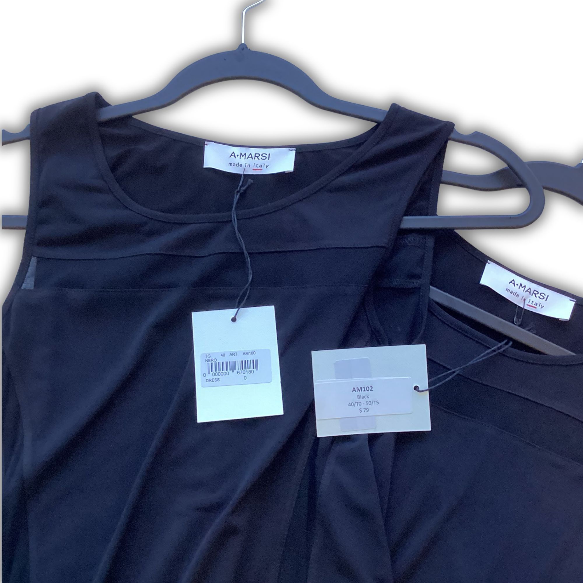 Other A.Marsi Black Asymmetrical Dress Size S Made In Italy Sleeve Size S / US 4 / IT 40 - 7 Thumbnail