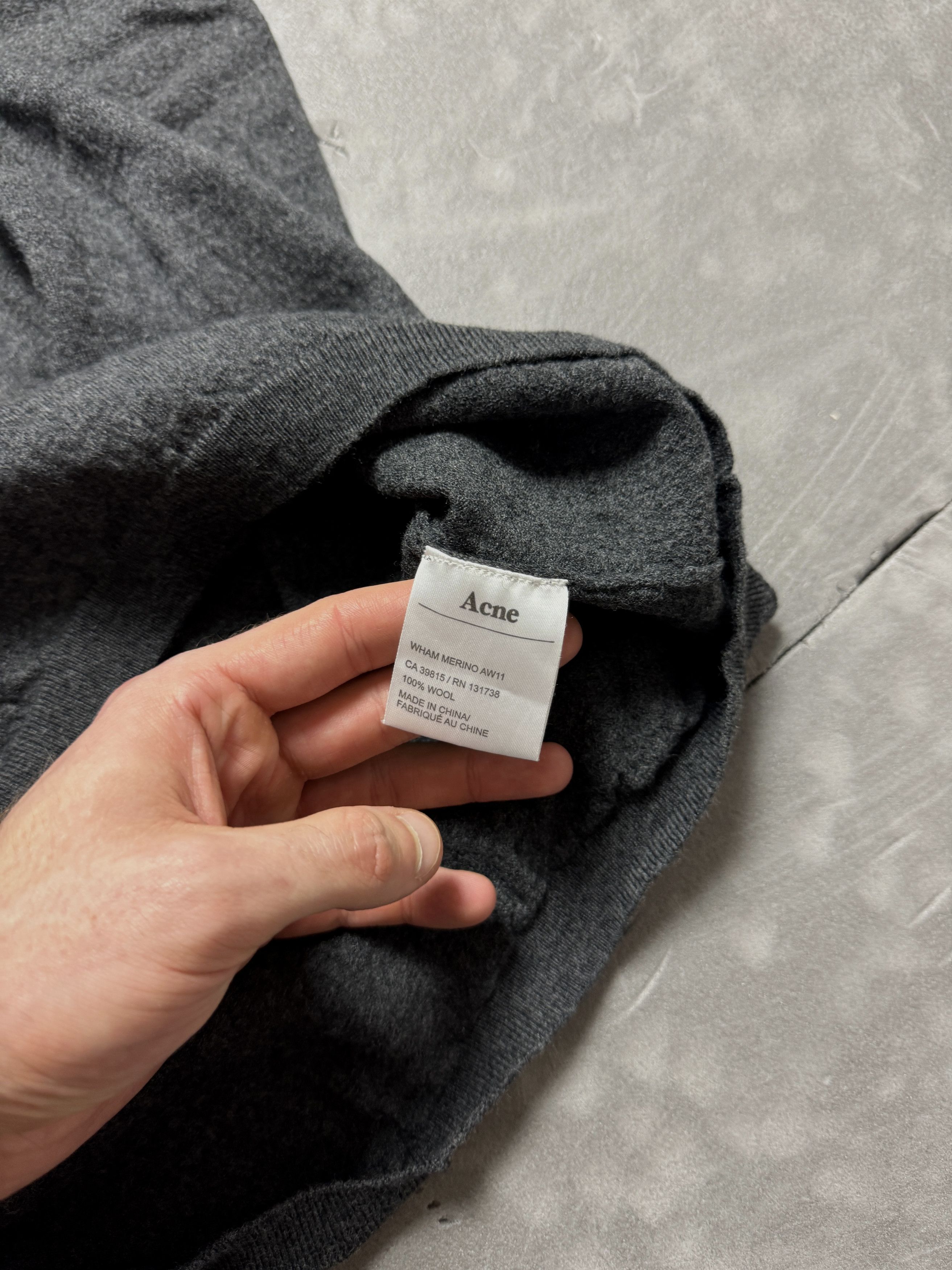 Acne Studios × Vintage Acne sweater T-shirt merino wool vintage retro 90s Size XS / US 0-2 / IT 36-38 - 8 Thumbnail