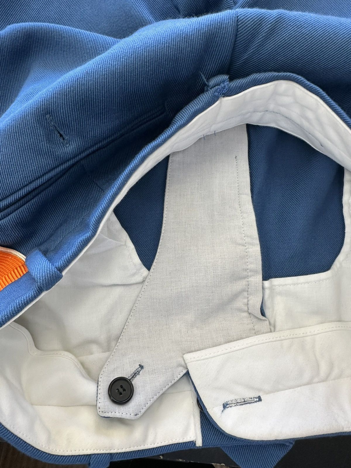 Calvin Klein 205W39NYC Raf Simons Calvin Klein Marching Band Pants blue orange Size US 29 - 10 Thumbnail